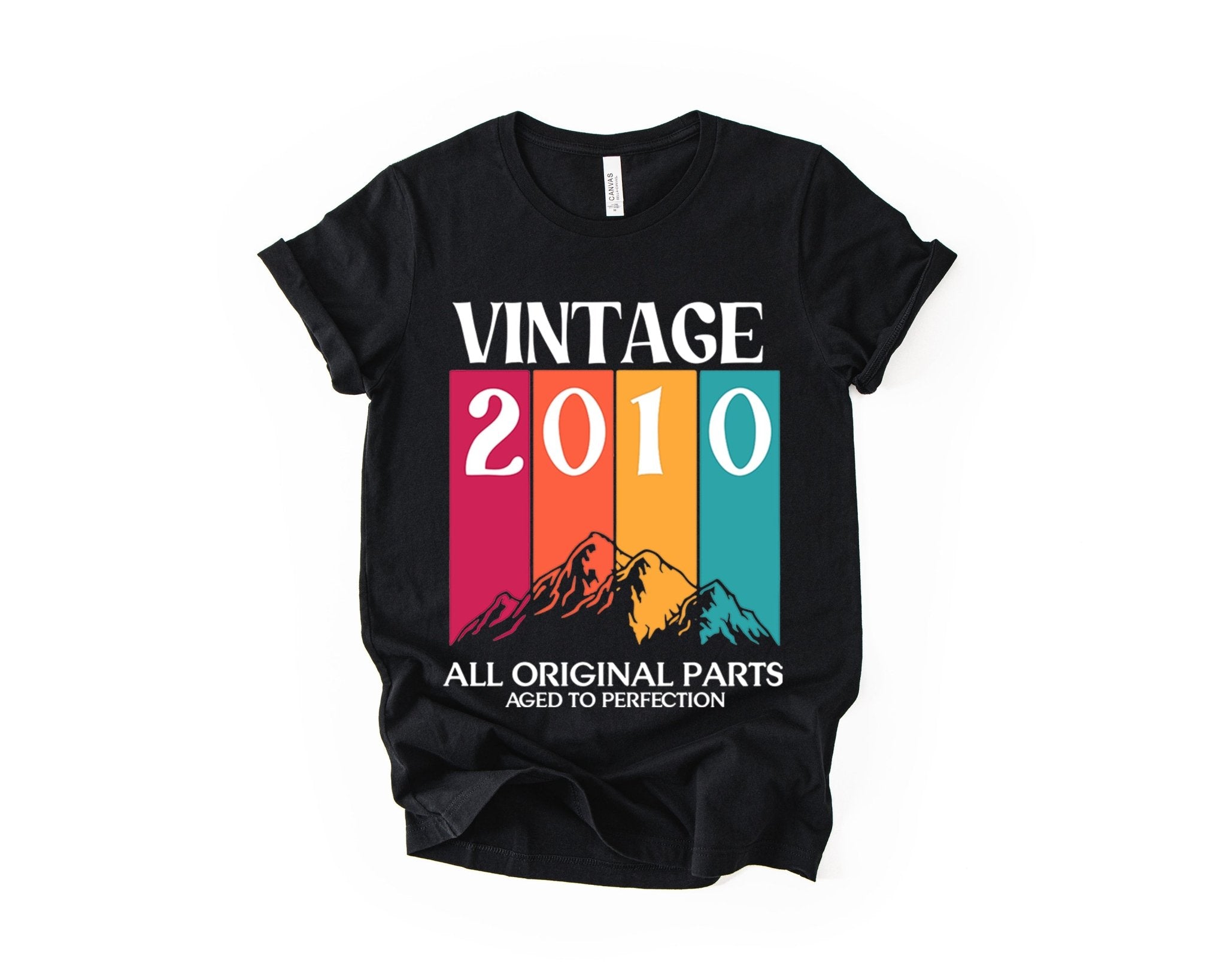 16th Birthday T-Shirt Vintage Mountain - Birthday Tees