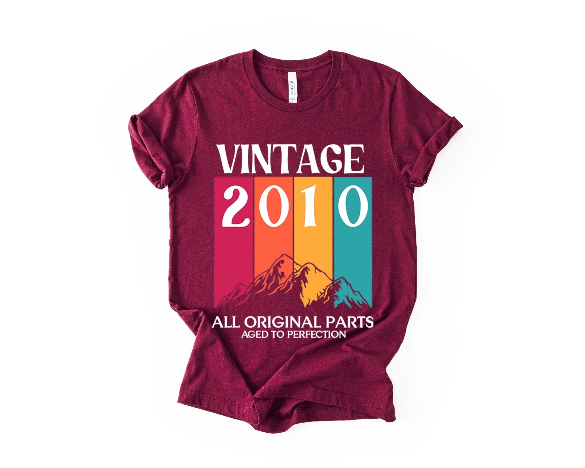 16th Birthday T-Shirt Vintage Mountain - Birthday Tees