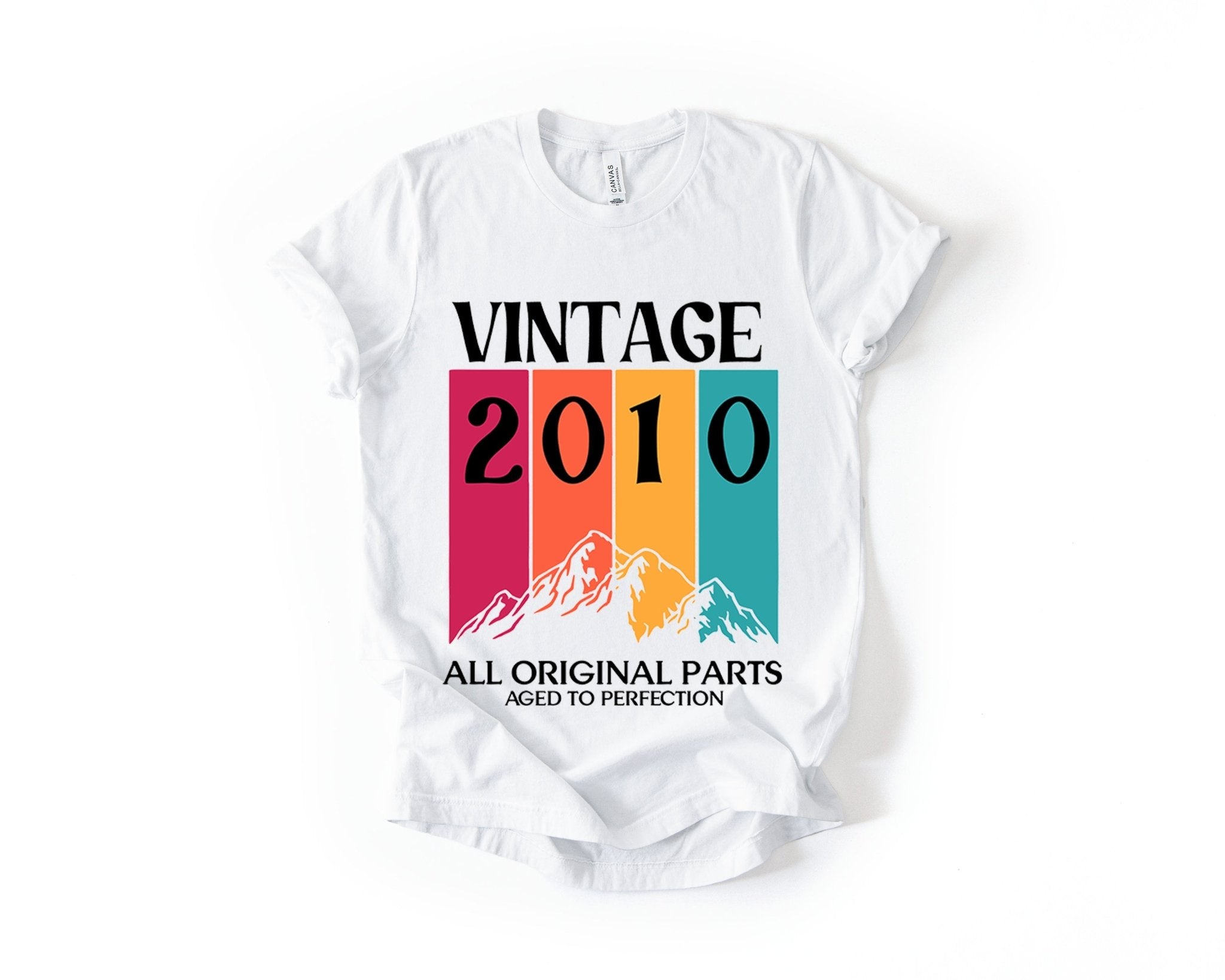16th Birthday T-Shirt Vintage Mountain - Birthday Tees