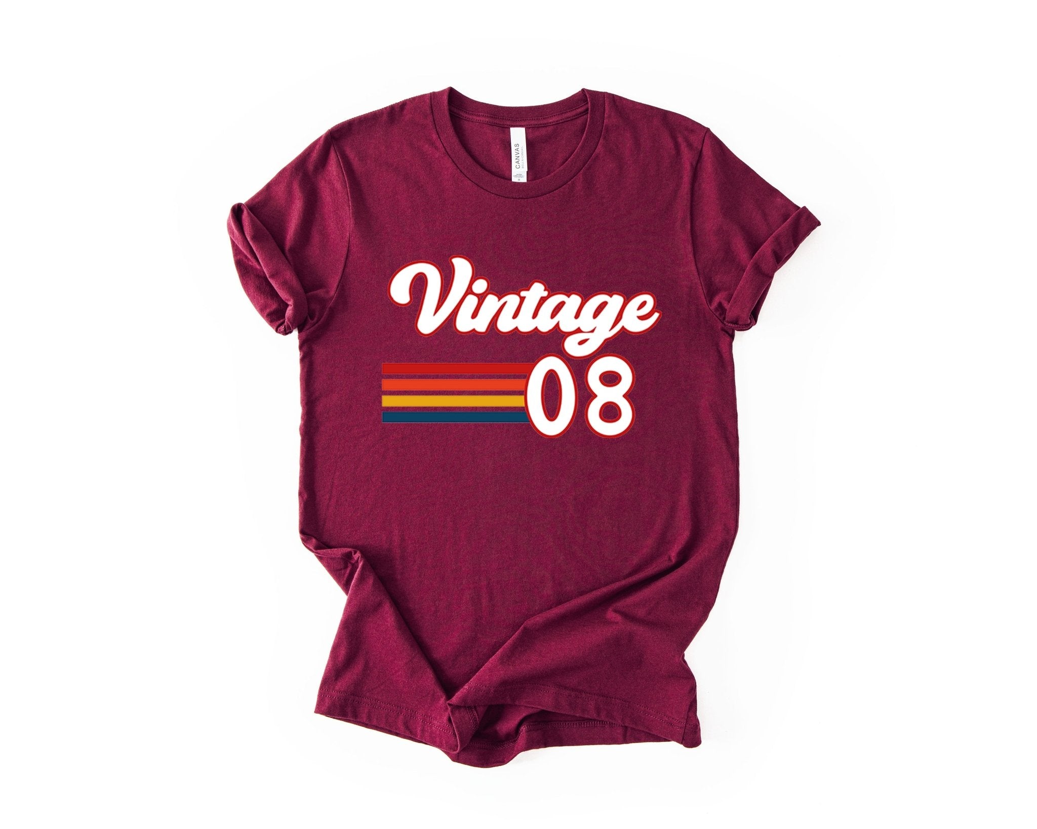 18th Birthday T-shirt, Retro Vintage - Birthday Tees