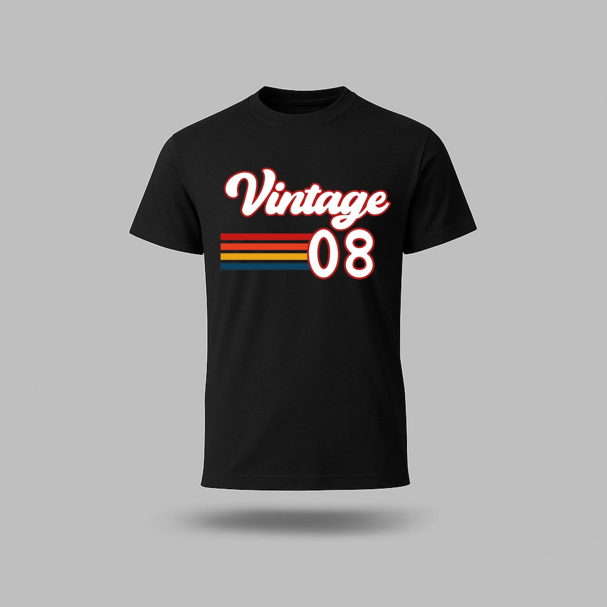 18th Birthday T-shirt, Retro Vintage - Birthday Tees