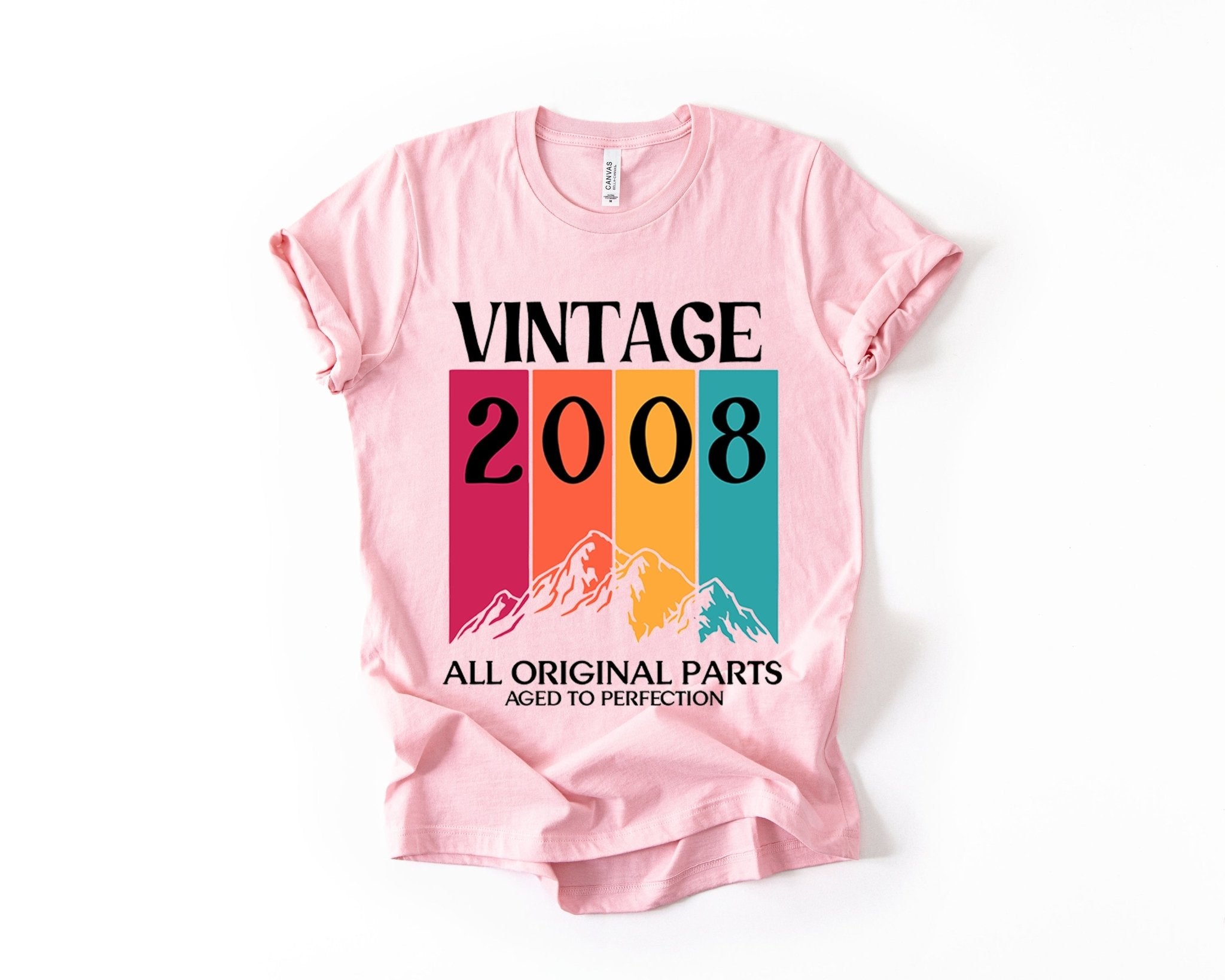 18th Birthday T-Shirt Vintage Mountain - Birthday Tees