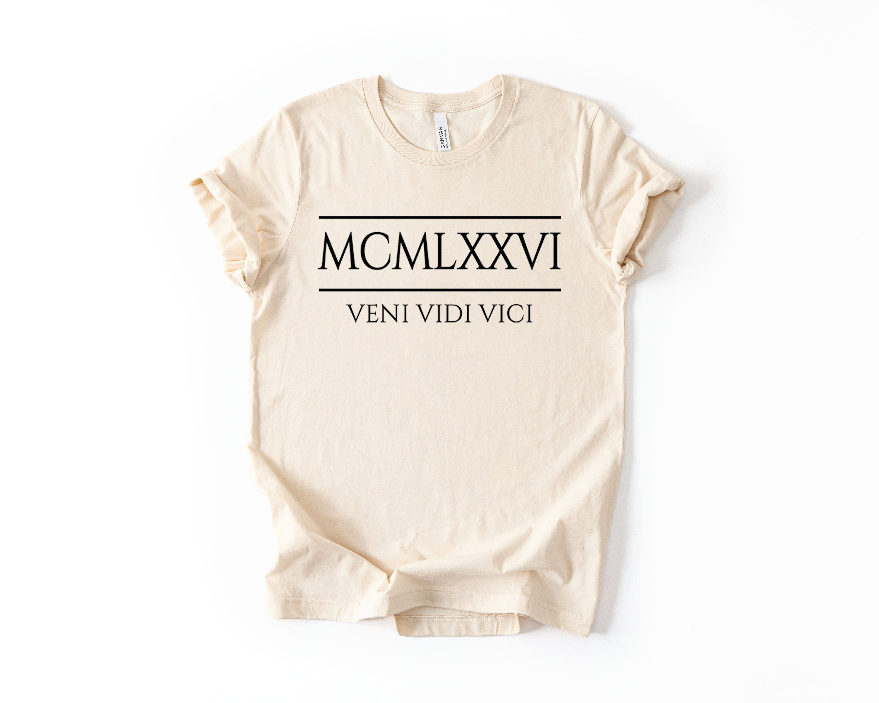 50th Birthday T-Shirt Roman Number