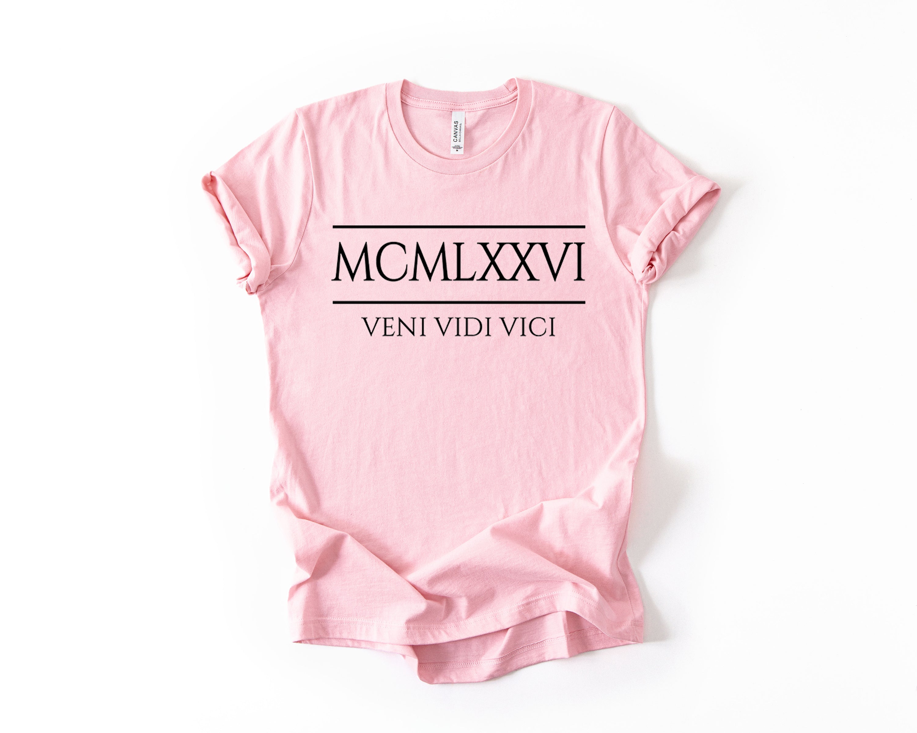 50th Birthday T-Shirt Roman Number