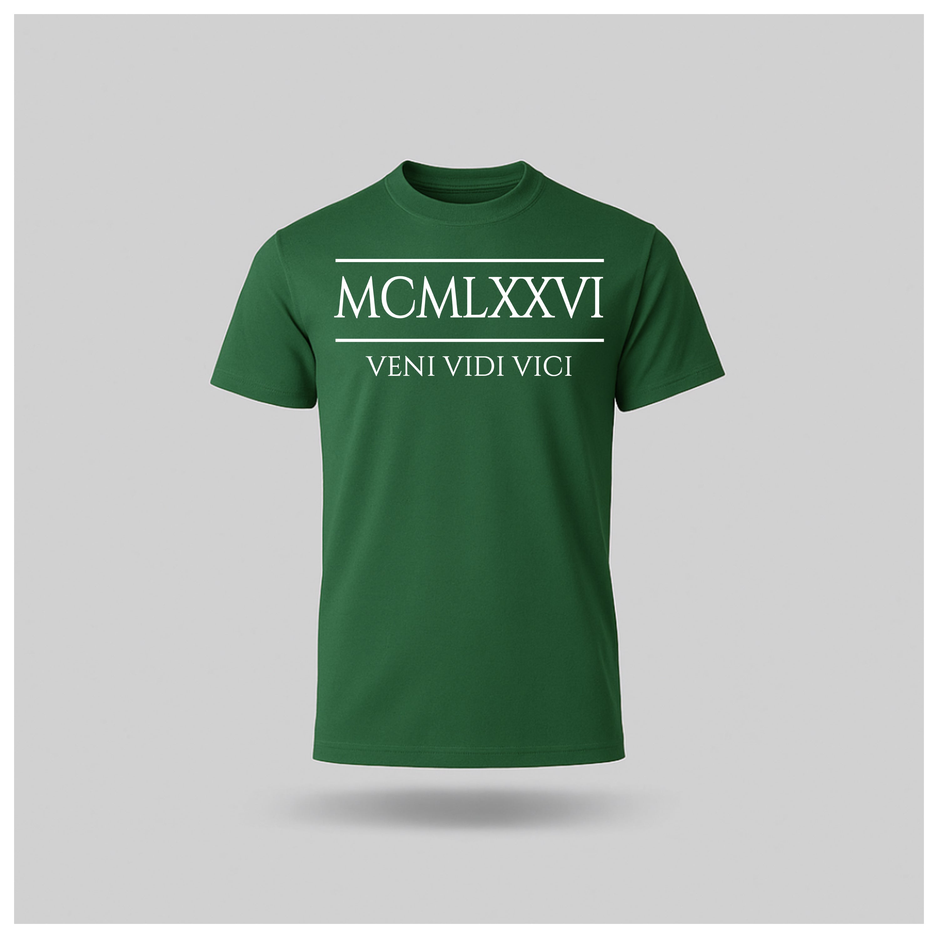 50th Birthday T-Shirt Roman Number