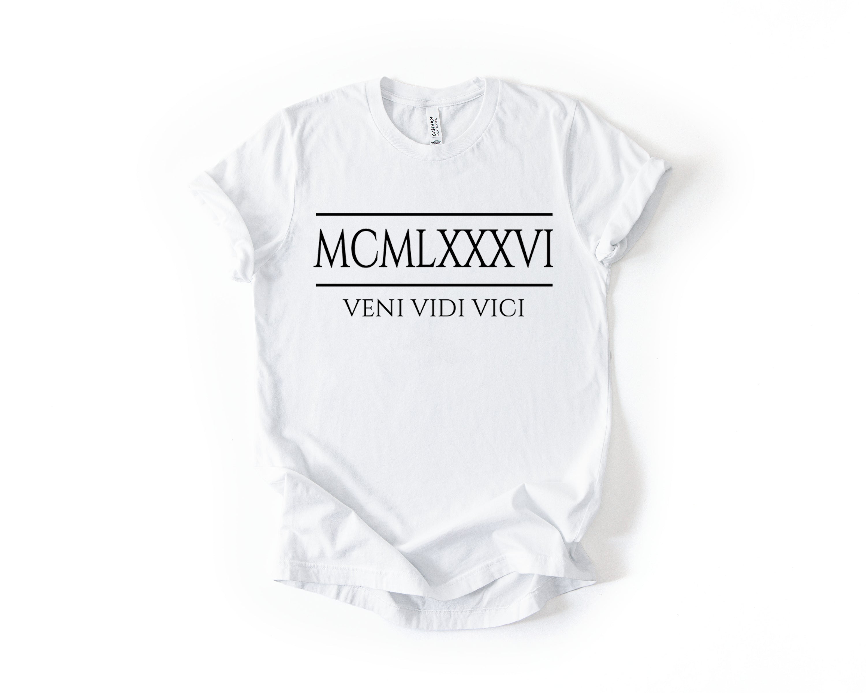 40th Birthday T-Shirt Roman Number