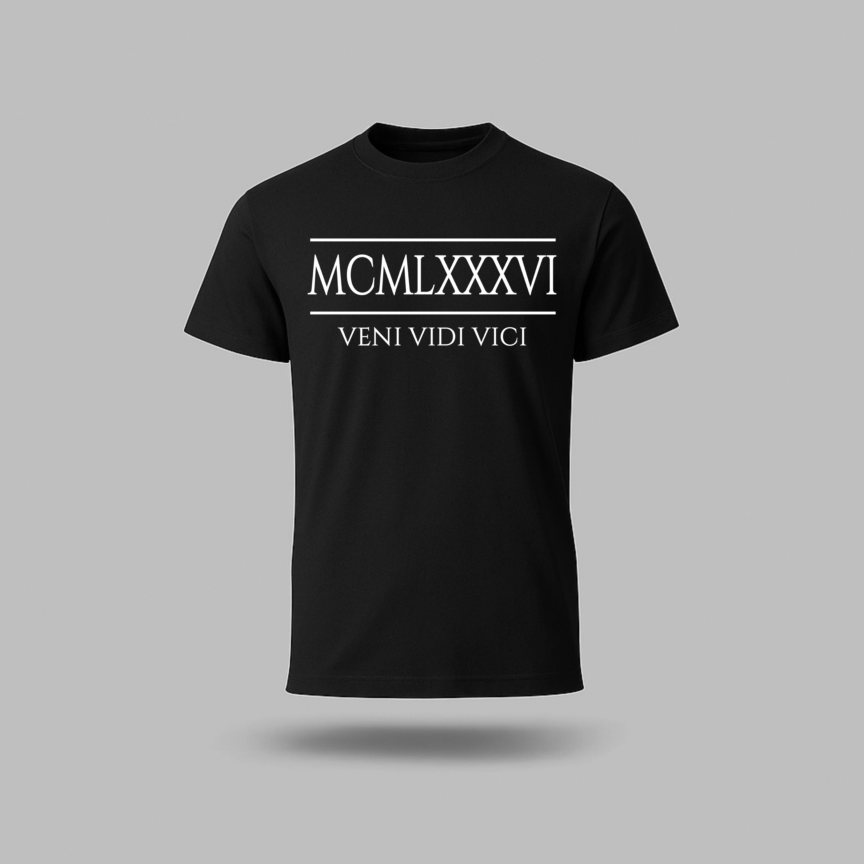 40th Birthday T-Shirt Roman Number