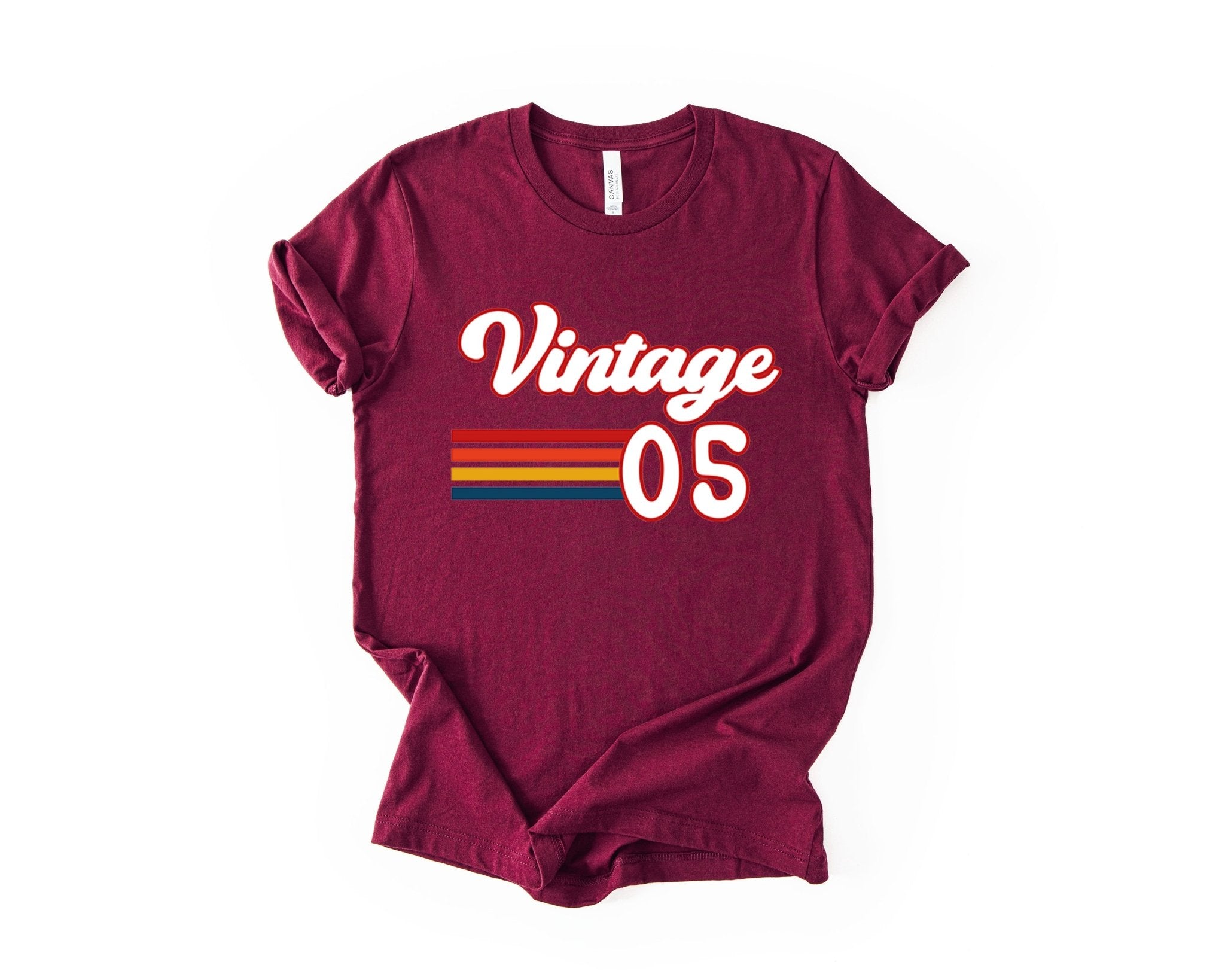 21st Birthday T-shirt, Retro Vintage - Birthday Tees
