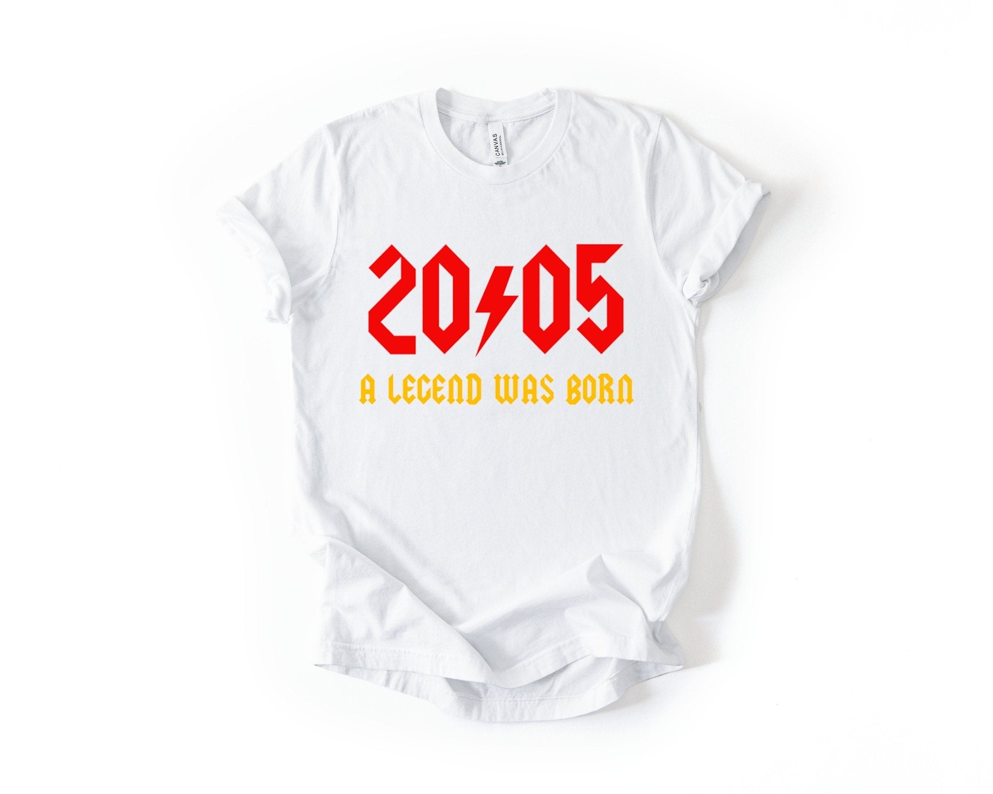 21st Birthday T-Shirt Rock Star - Birthday Tees