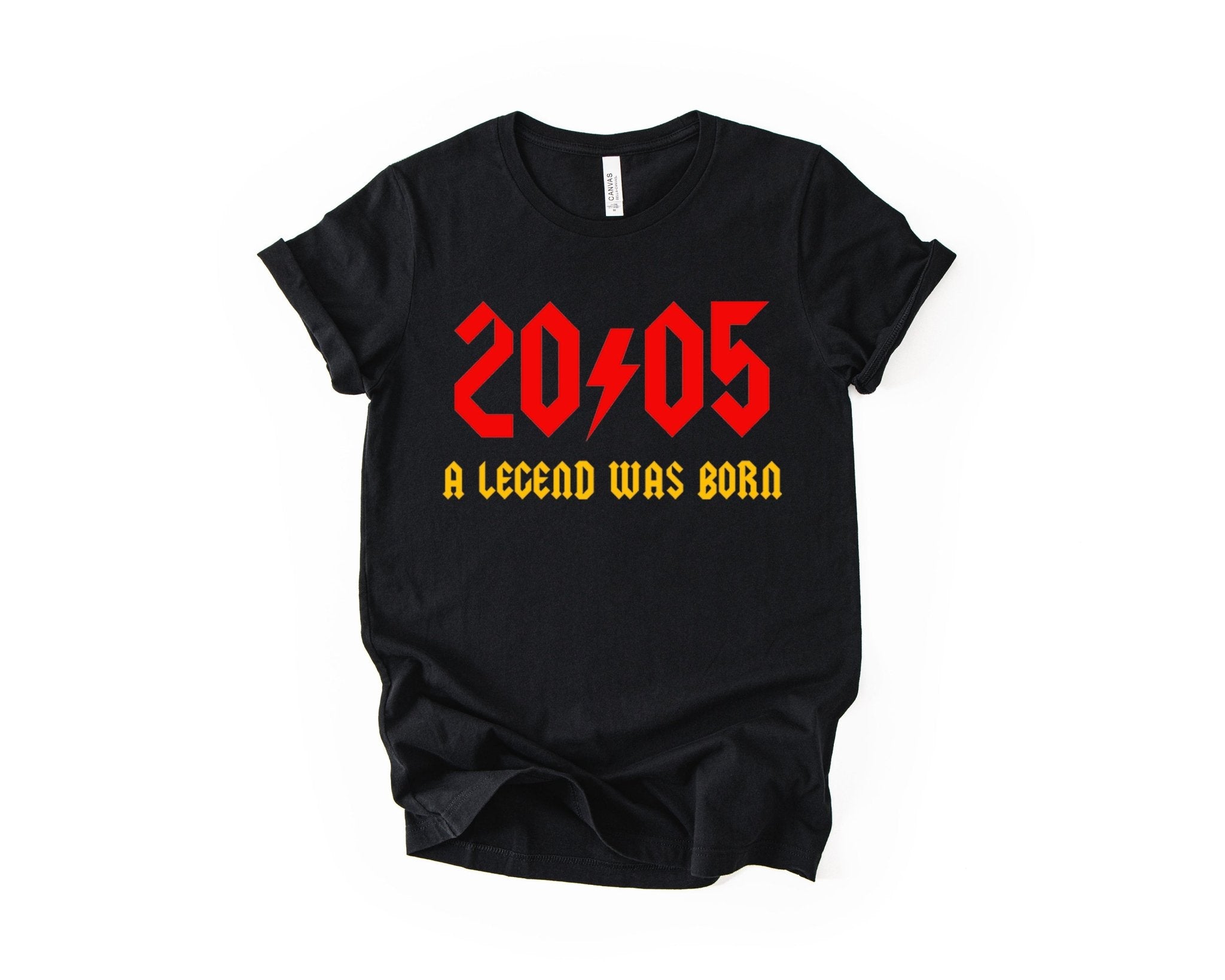 21st Birthday T-Shirt Rock Star - Birthday Tees