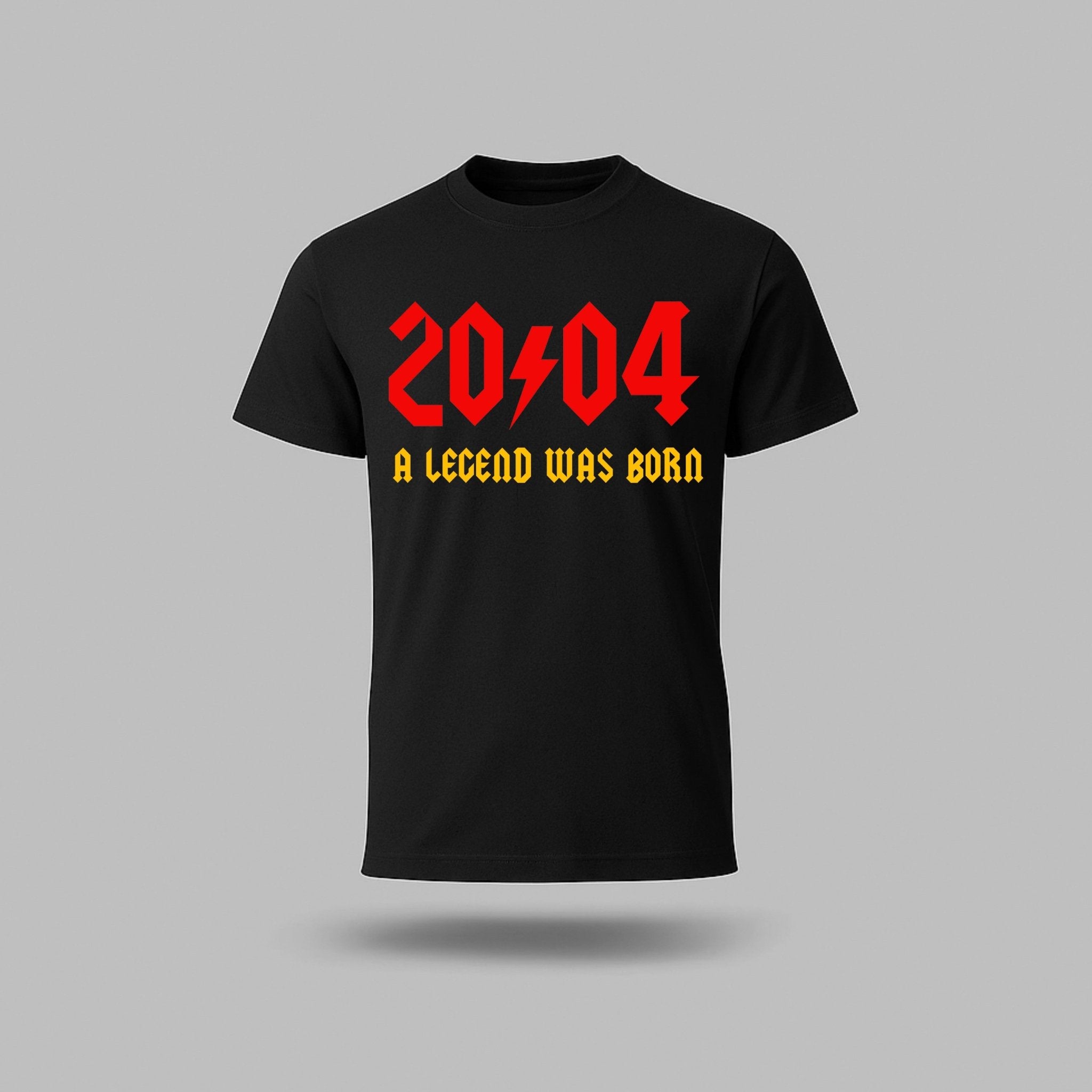 21st Birthday T-Shirt Rock Star - birthdaytees.co