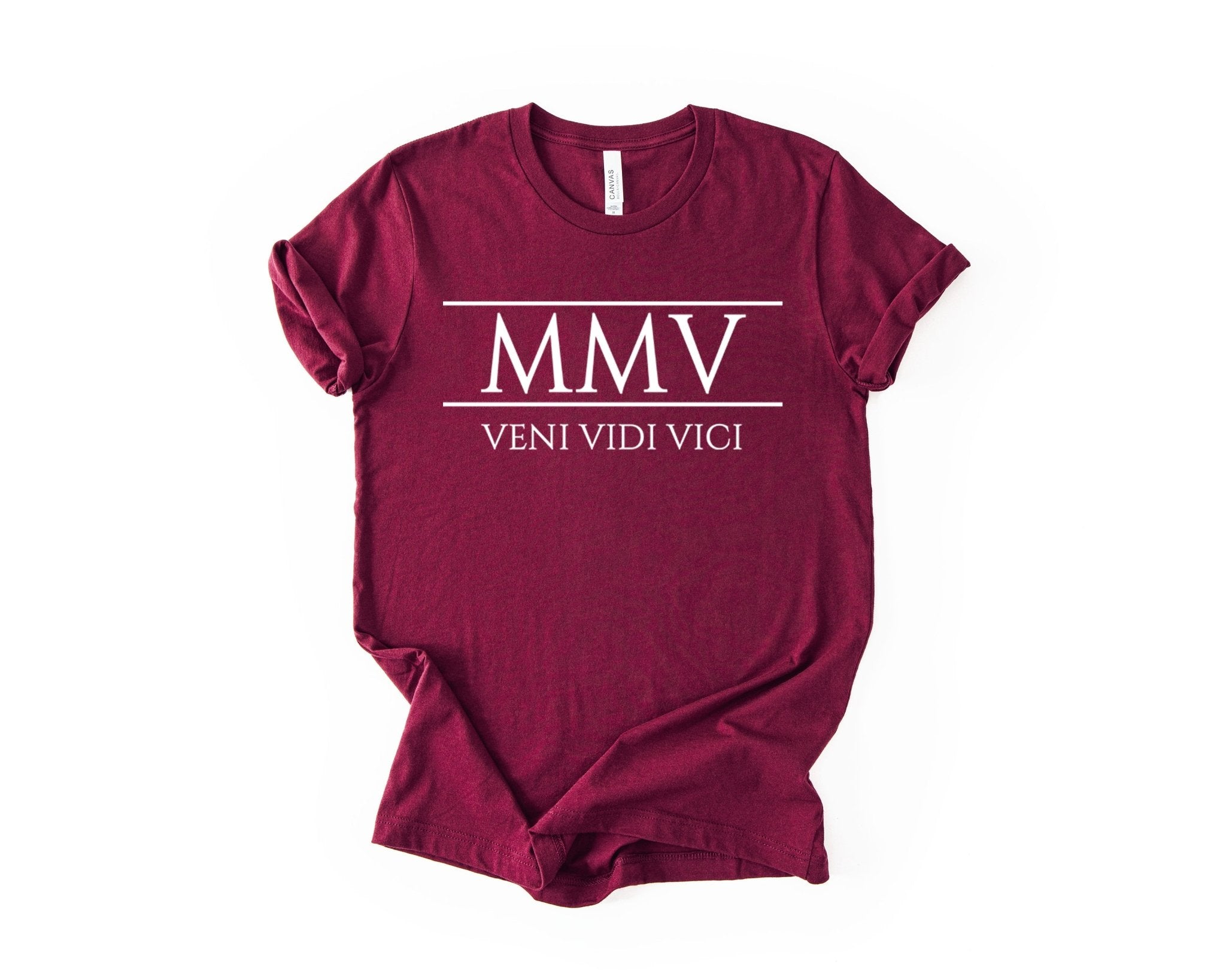 21st Birthday T-Shirt Roman Number - Birthday Tees