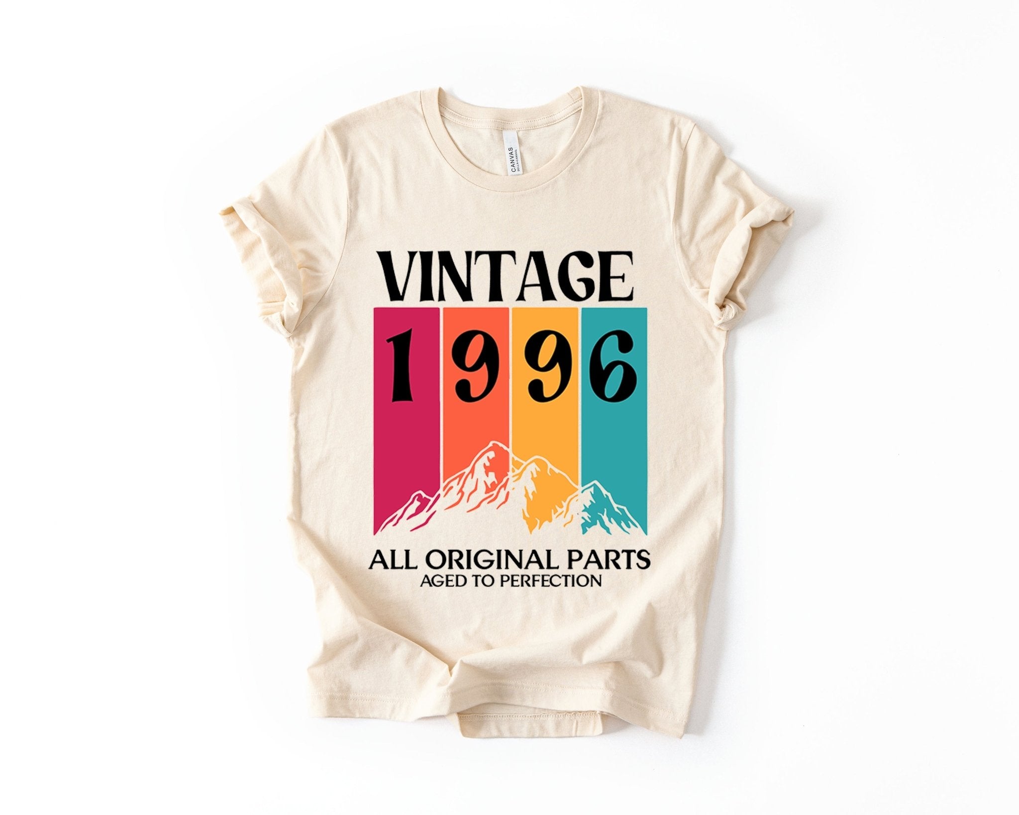30th Birthday T-Shirt Vintage Mountain - Birthday Tees