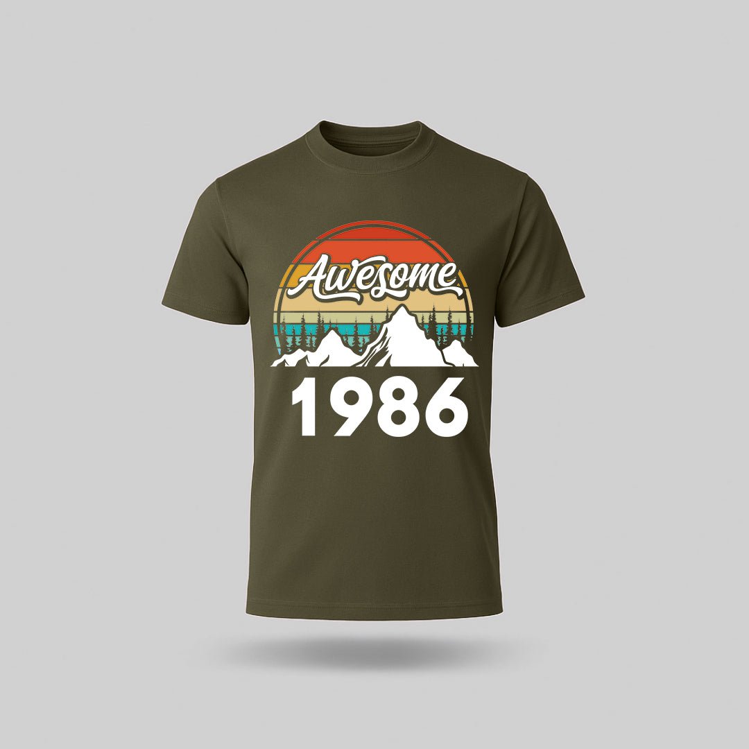 40th Birthday T-Shirt Awesome High - Birthday Tees