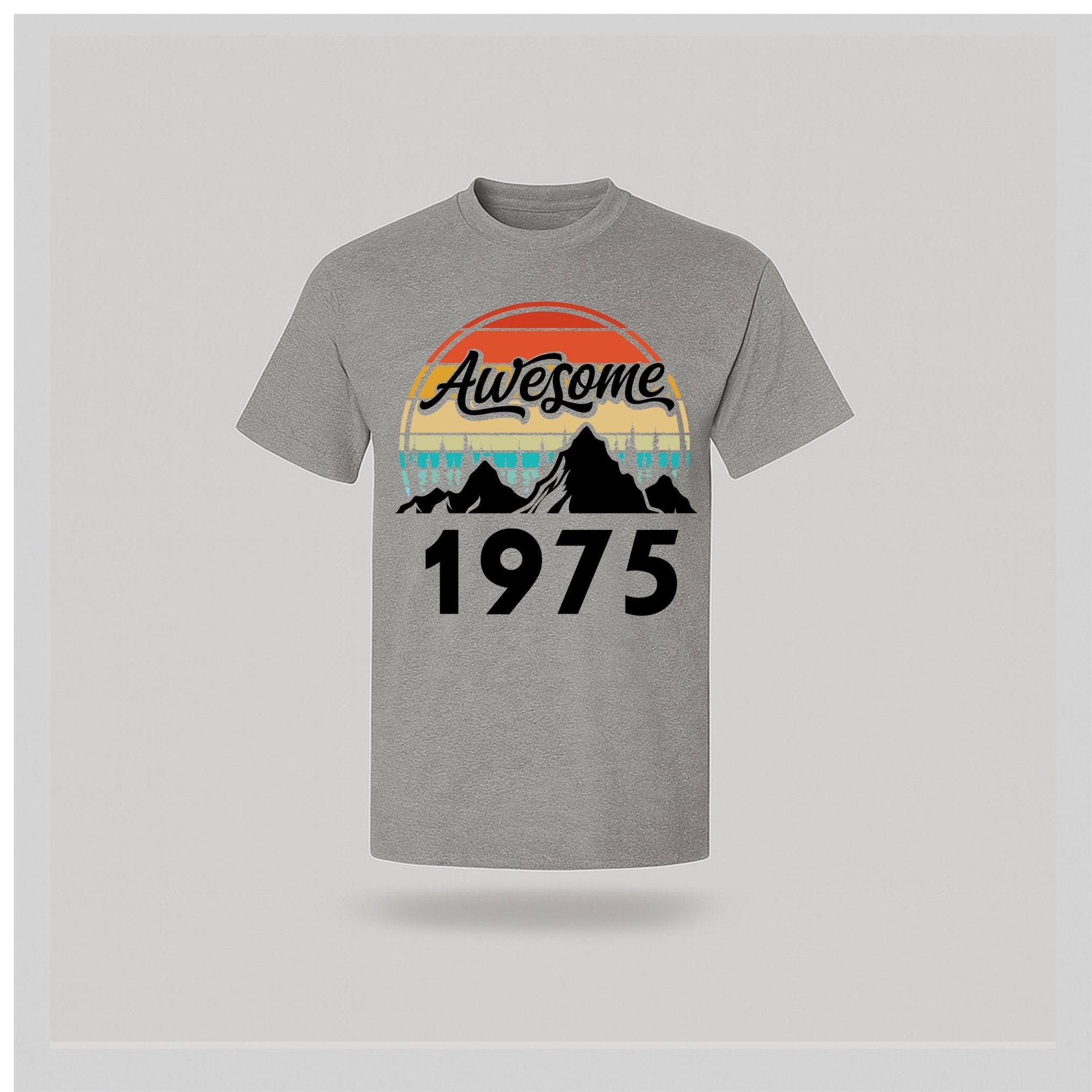 50th Birthday T-Shirt Awesome High - birthdaytees.co