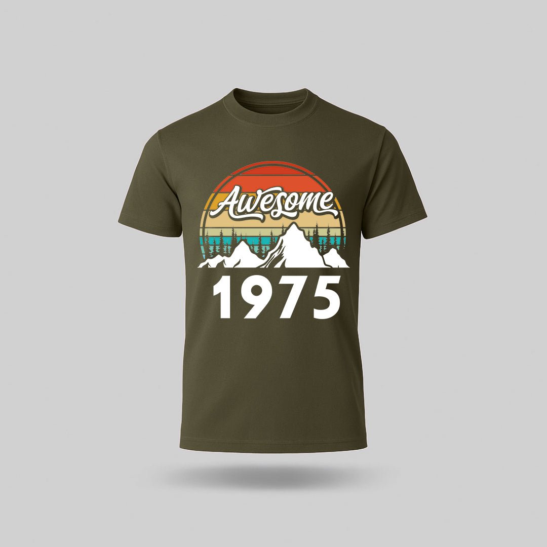50th Birthday T-Shirt Awesome High - birthdaytees.co