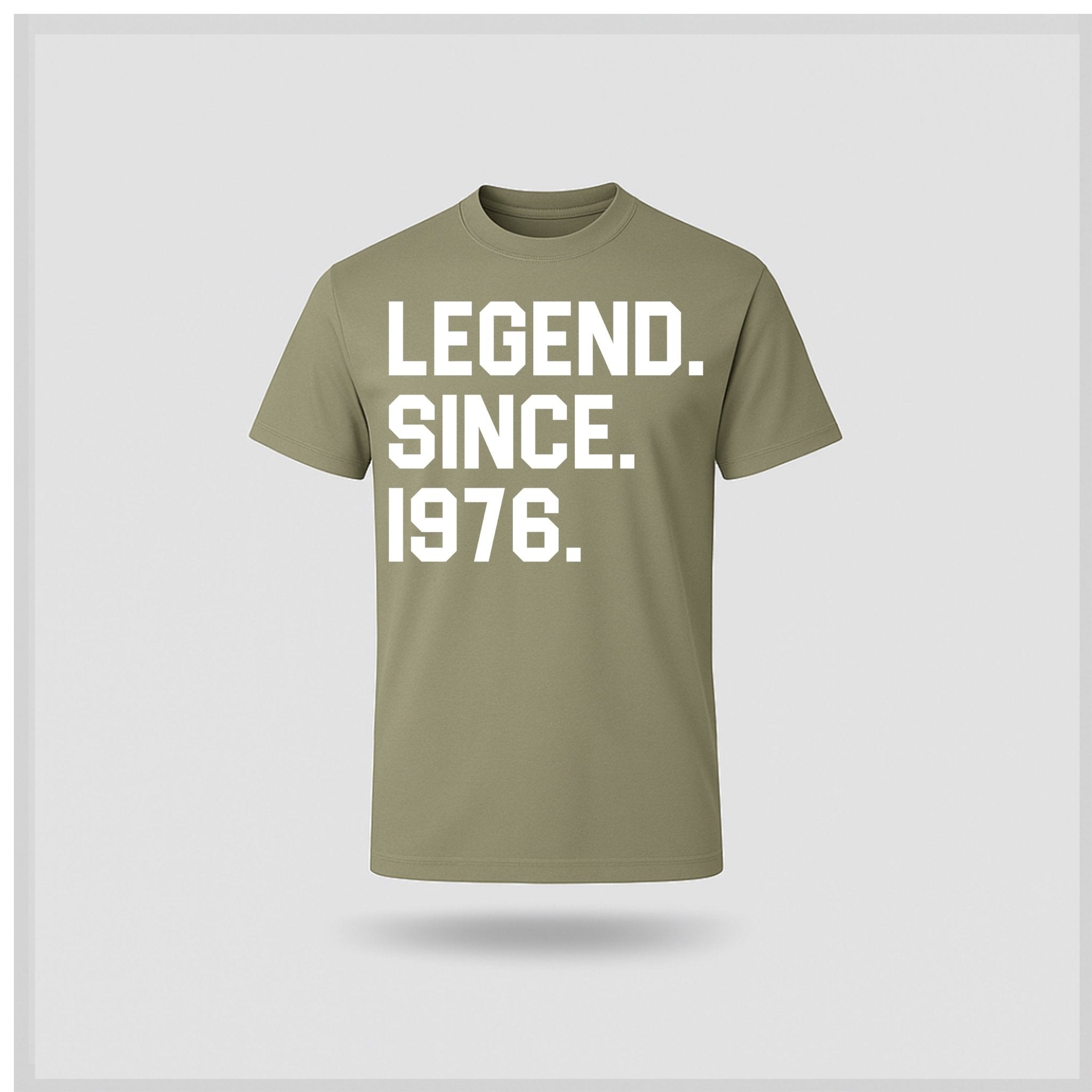 50th Birthday T-shirt - Legend Since - Birthday Tees