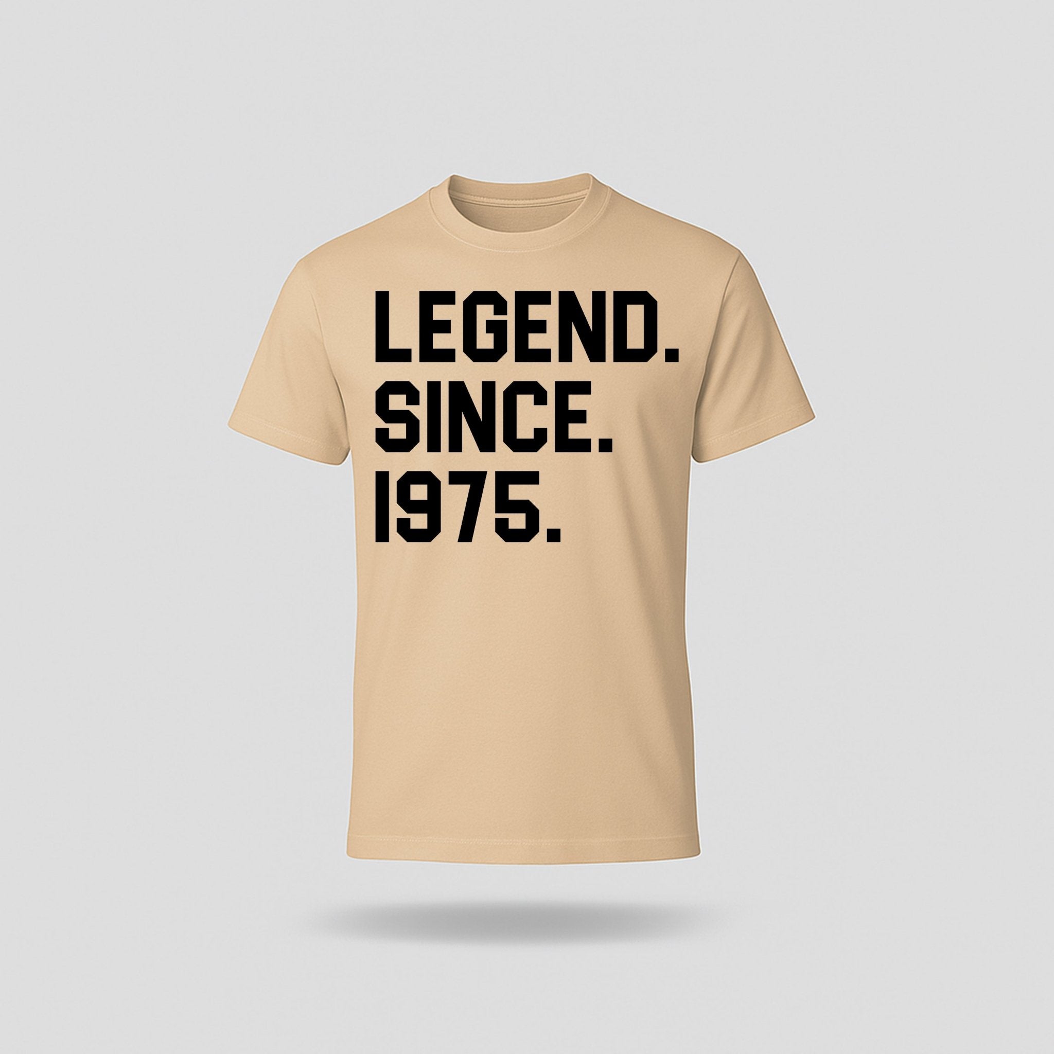 50th Birthday T-shirt - Legend Since - birthdaytees.co