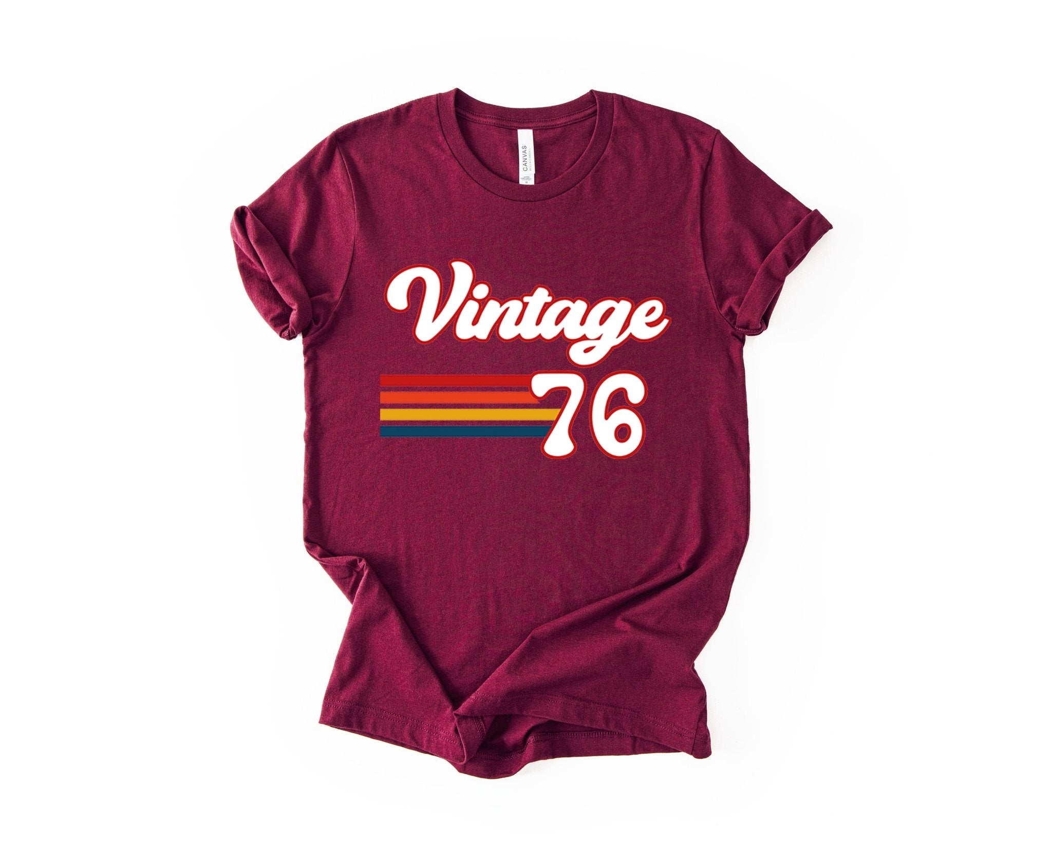 50th Birthday T-shirt, Retro Vintage - Birthday Tees