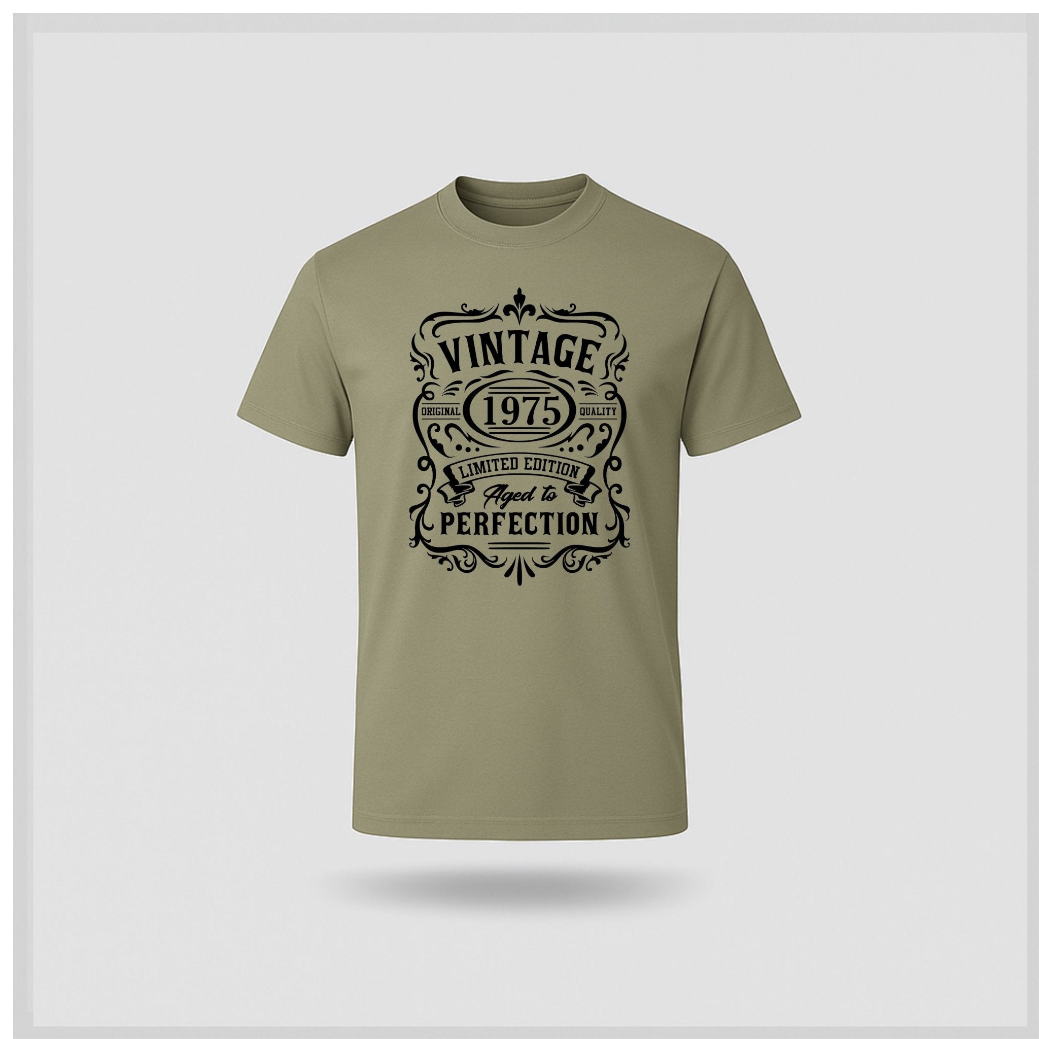 50th Birthday T-Shirt - Vintage Perfection - birthdaytees.co