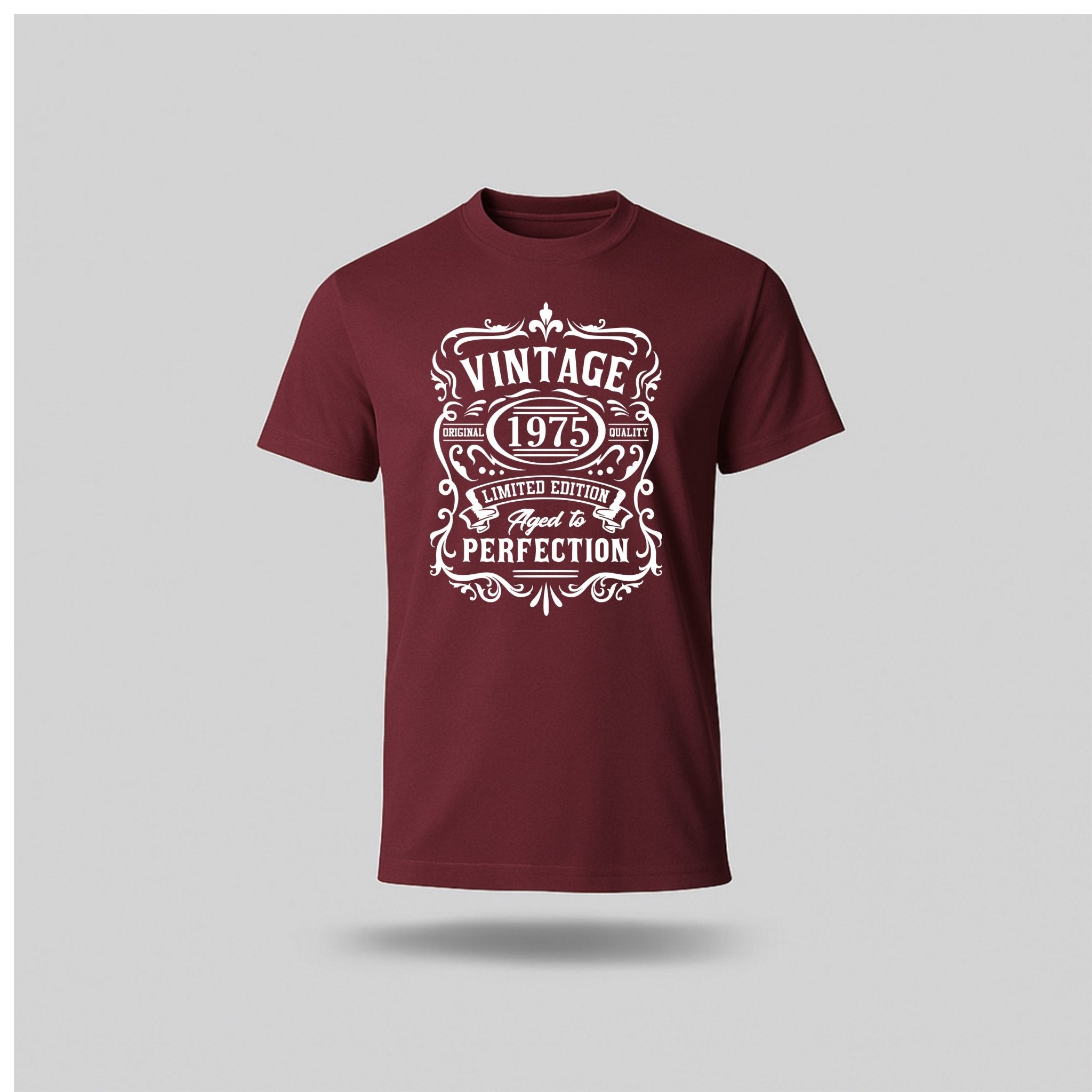 50th Birthday T-Shirt - Vintage Perfection - birthdaytees.co