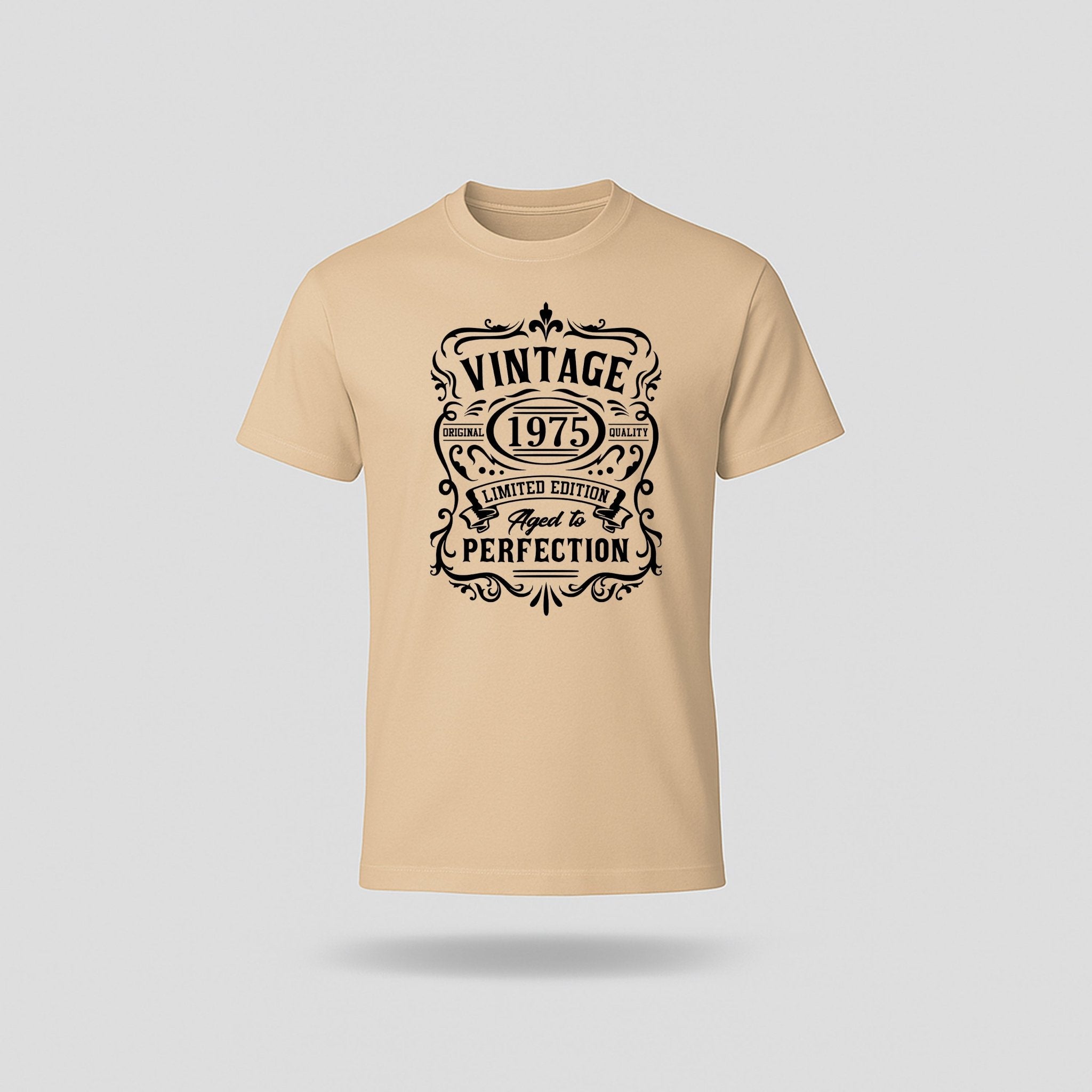 50th Birthday T-Shirt - Vintage Perfection - birthdaytees.co