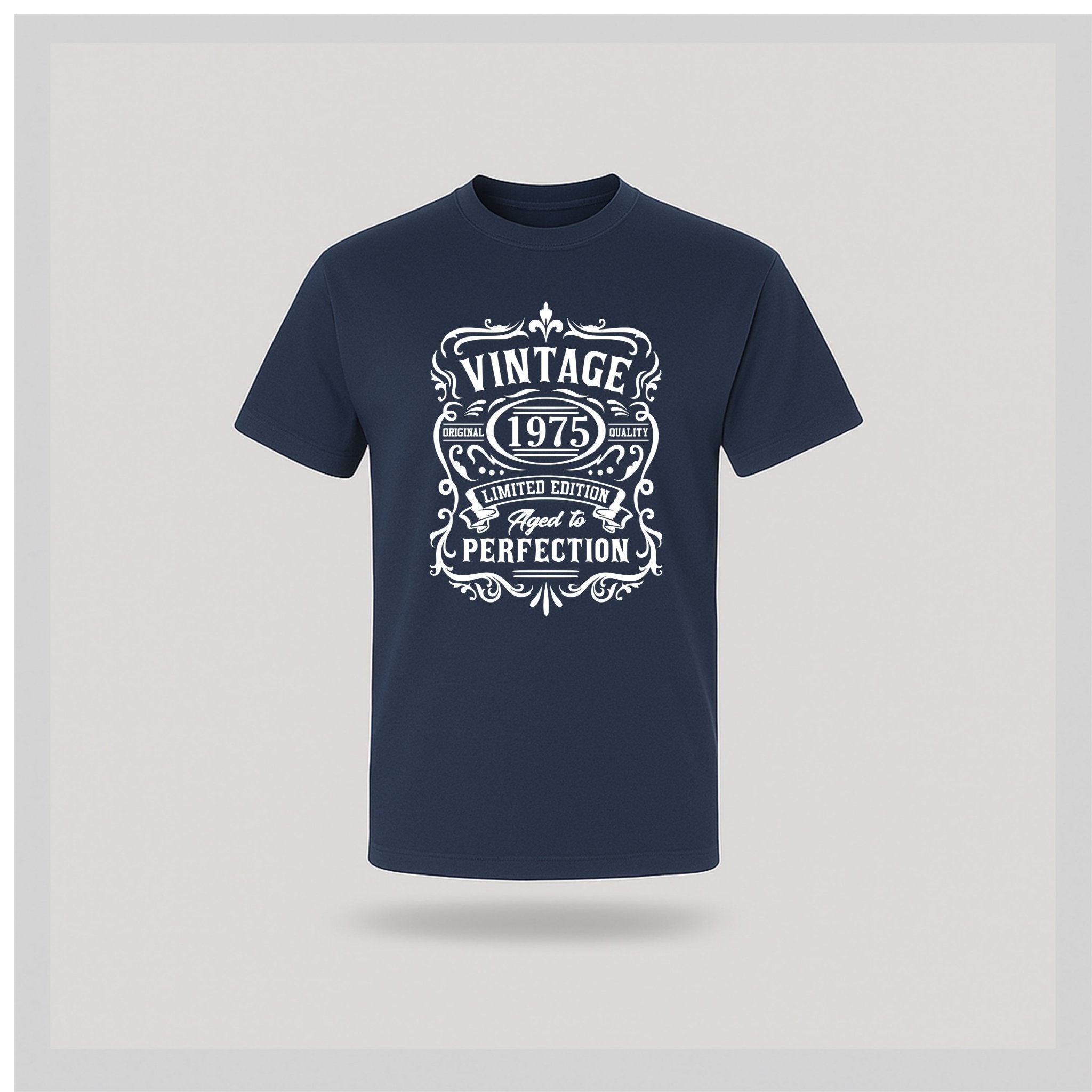 50th Birthday T-Shirt - Vintage Perfection - birthdaytees.co