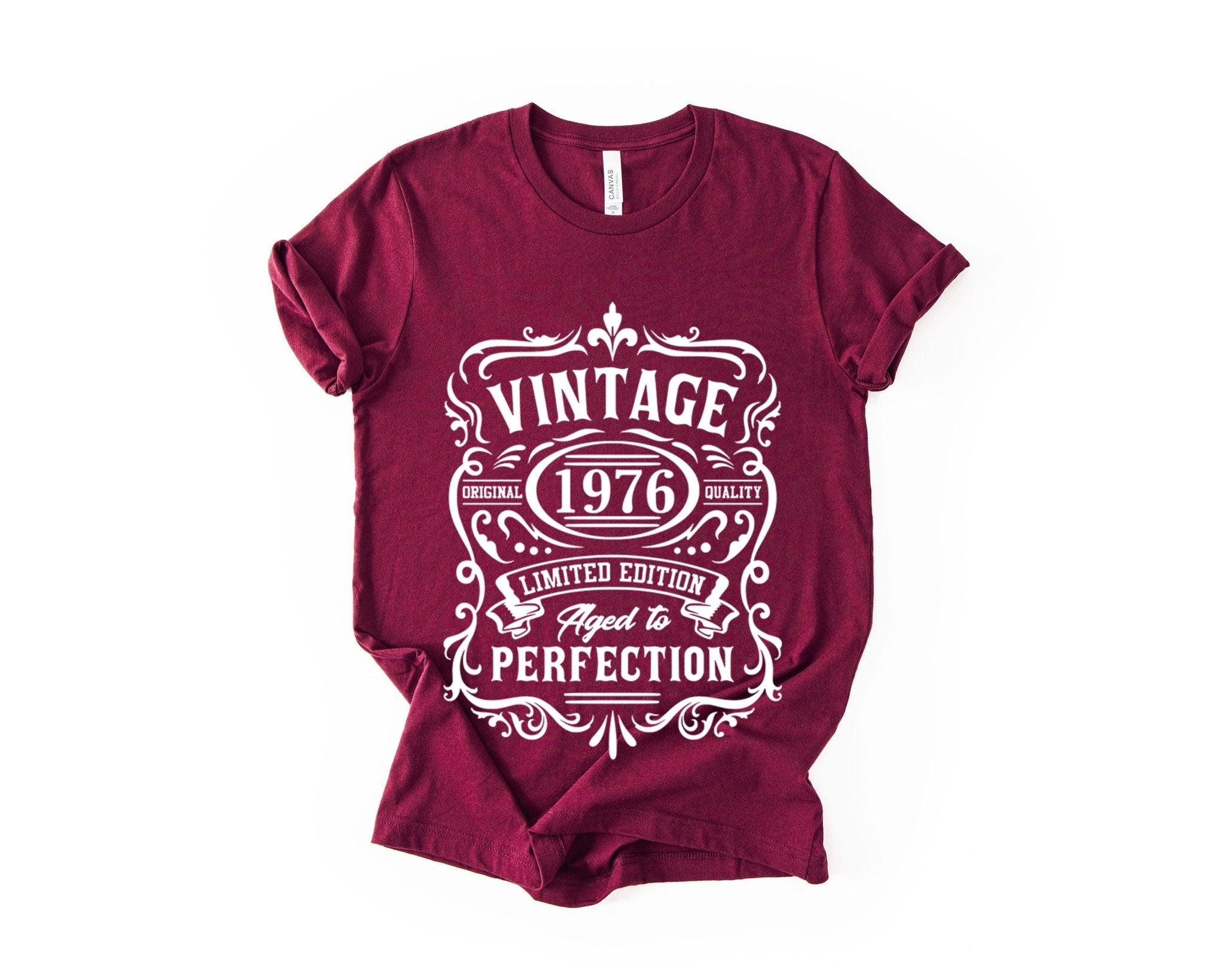 50th Birthday T-Shirt - Vintage Perfection - Birthday Tees
