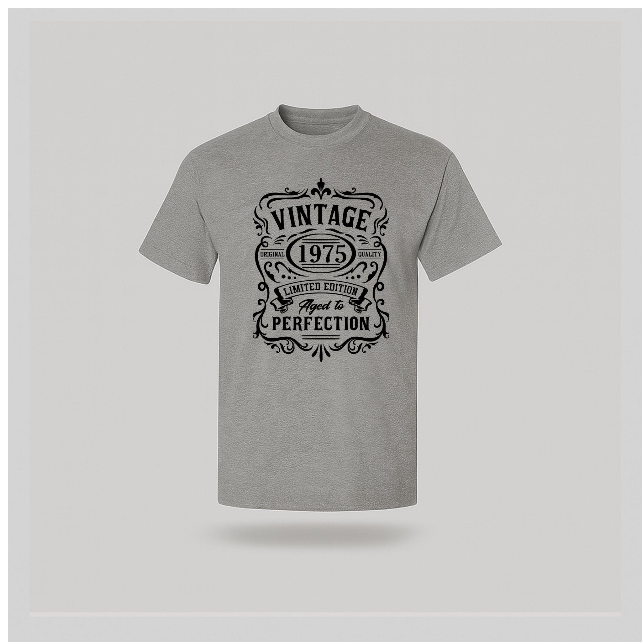 50th Birthday T-Shirt - Vintage Perfection - birthdaytees.co