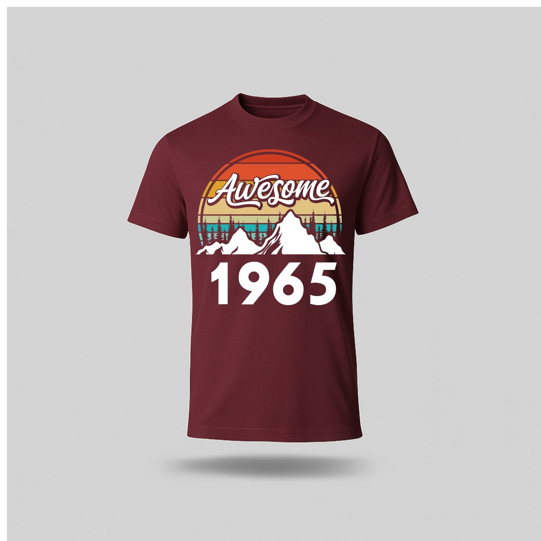 60th Birthday T-Shirt Awesome High - birthdaytees.co