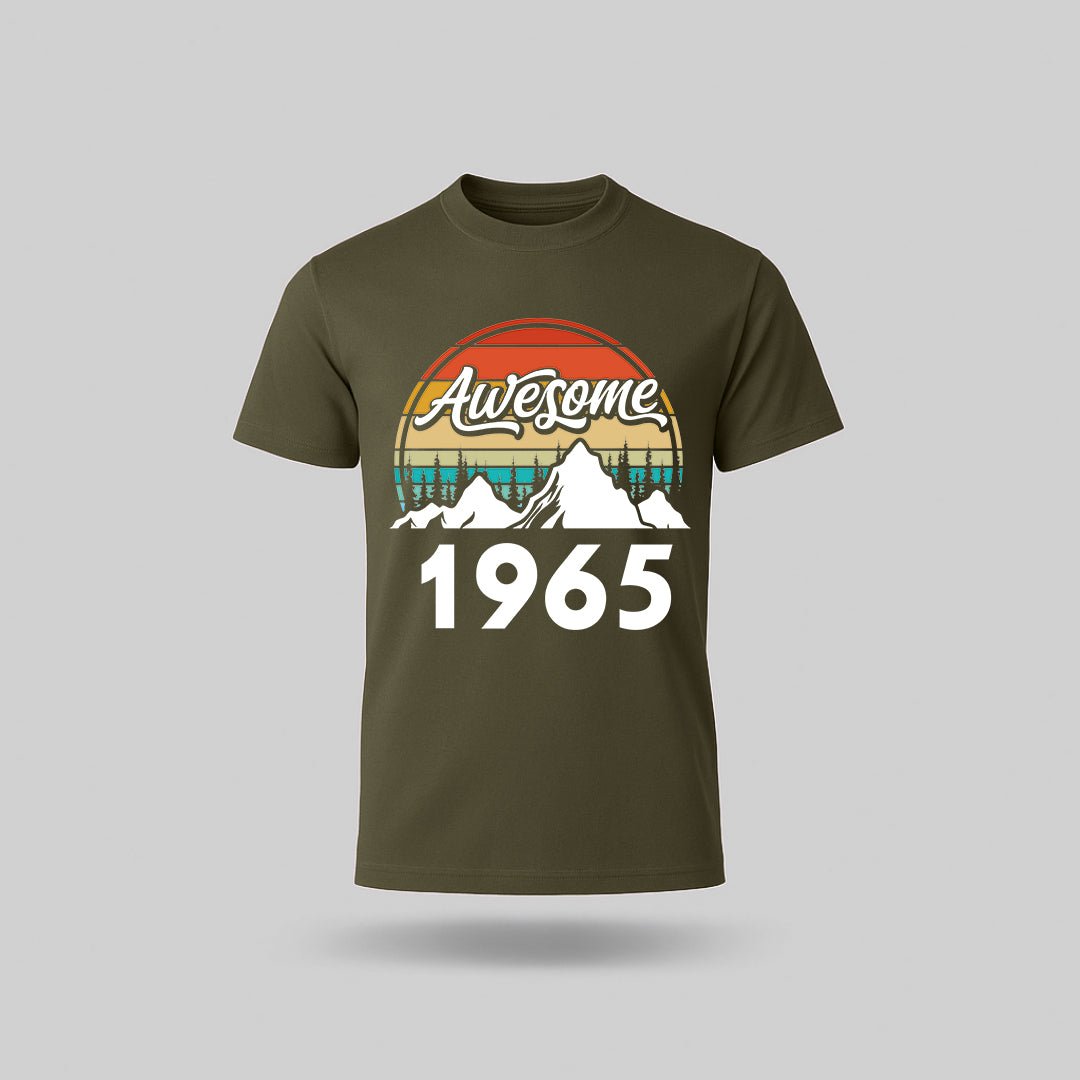 60th Birthday T-Shirt Awesome High - birthdaytees.co