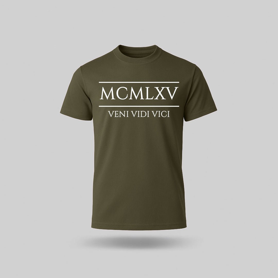 60th Birthday T-Shirt Roman - birthdaytees.co