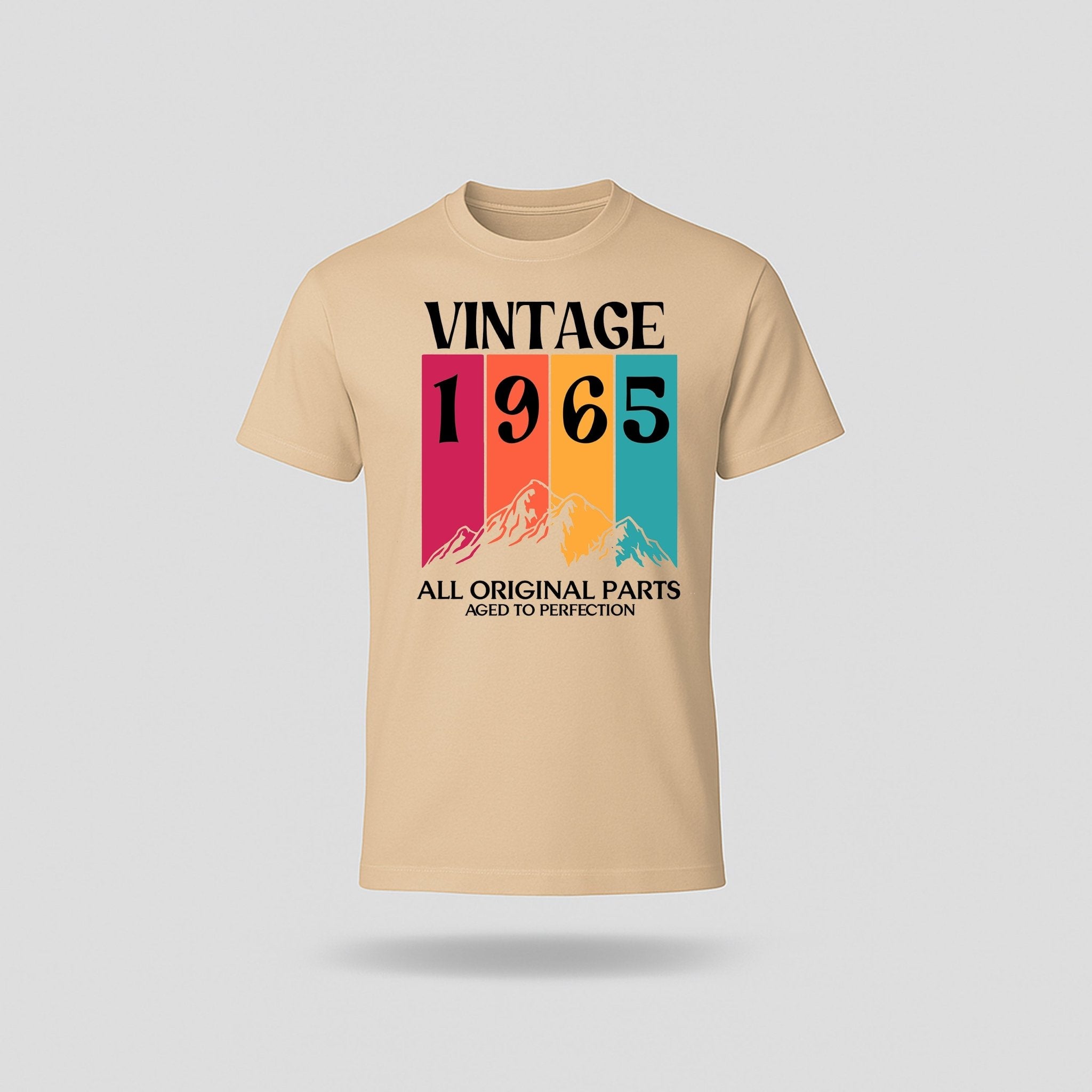 60th Birthday T-Shirt Vintage Mountain - birthdaytees.co