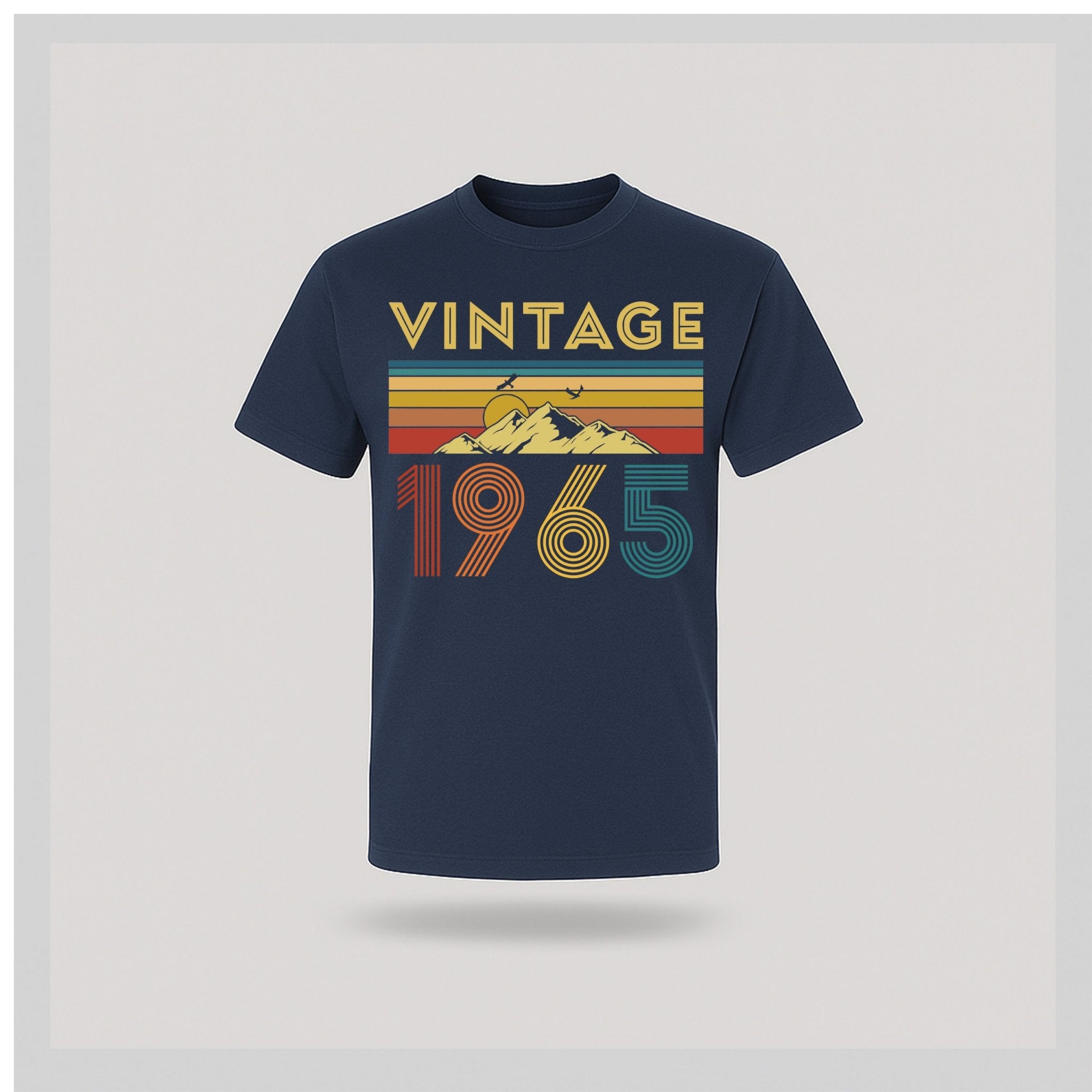 60th Birthday T-Shirt - Vintage Retro - birthdaytees.co