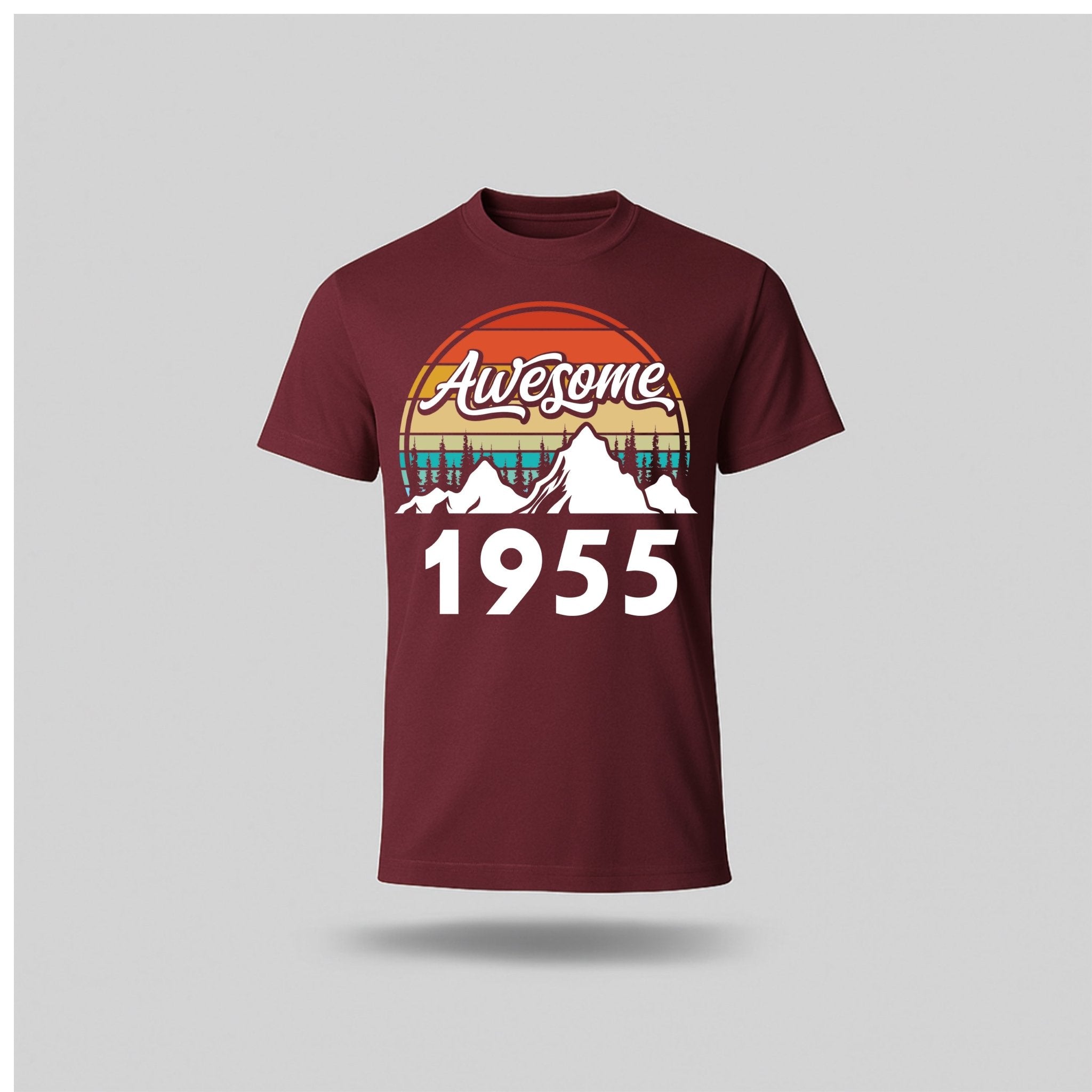 70th Birthday T-Shirt Awesome High - birthdaytees.co