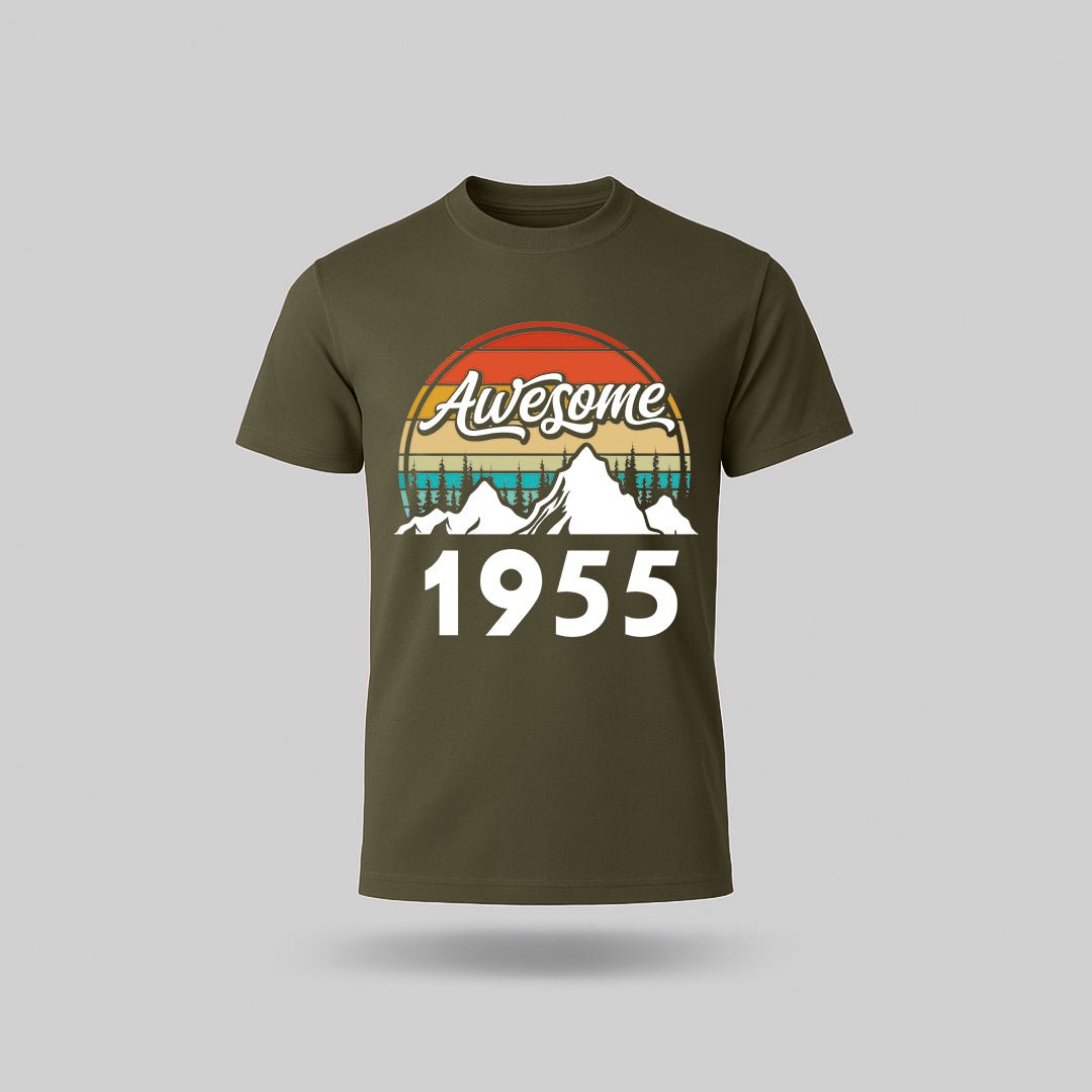 70th Birthday T-Shirt Awesome High - birthdaytees.co