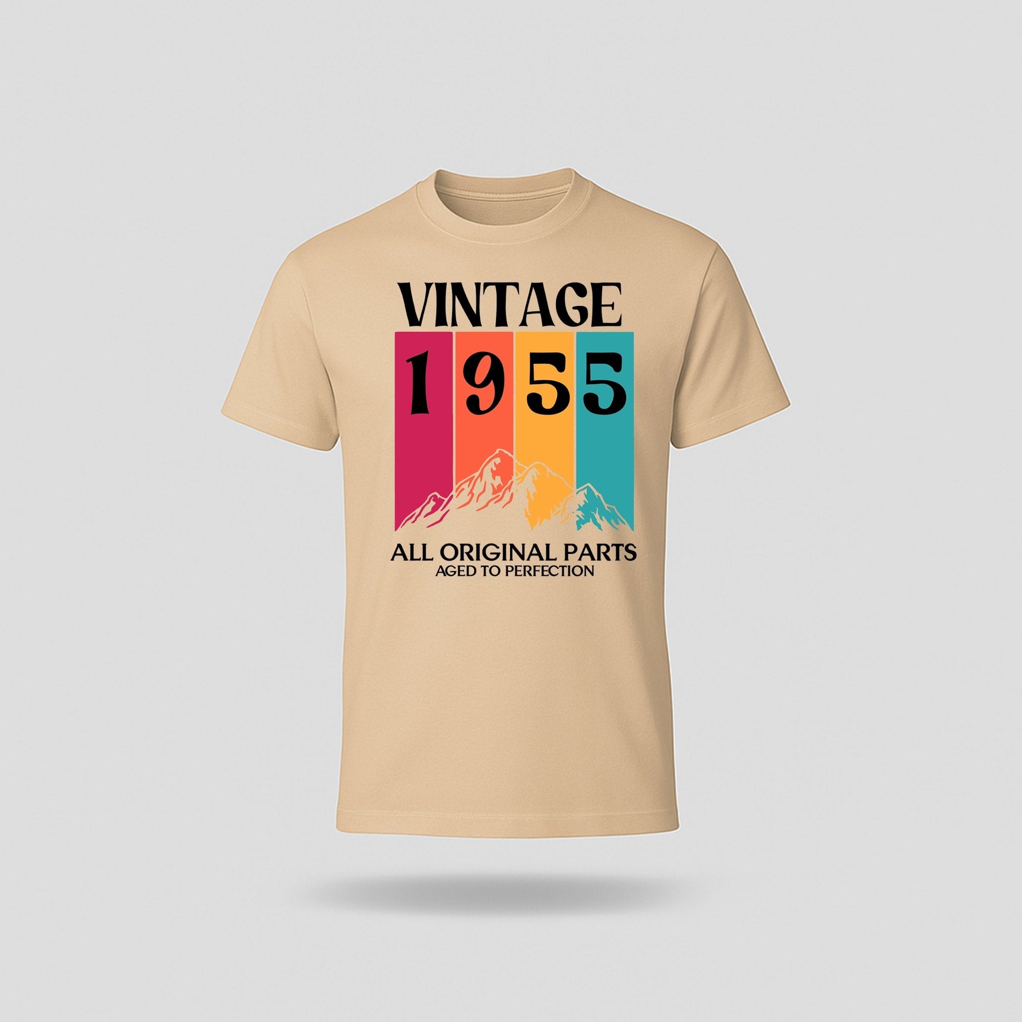70th Birthday T-Shirt Vintage Mountain - birthdaytees.co