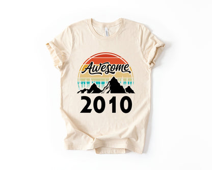 16th Birthday T-Shirt Awesome High - Birthday Tees