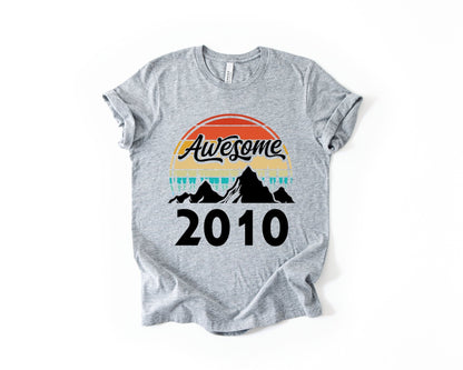 16th Birthday T-Shirt Awesome High - Birthday Tees