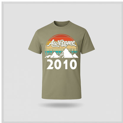 16th Birthday T-Shirt Awesome High - Birthday Tees