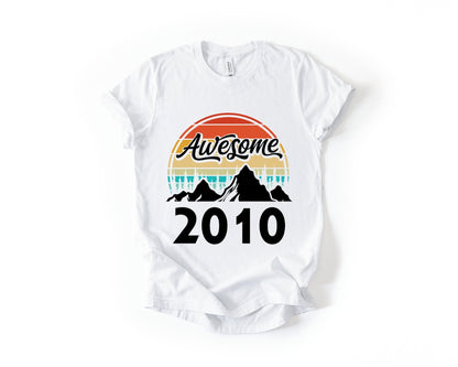 16th Birthday T-Shirt Awesome High - Birthday Tees