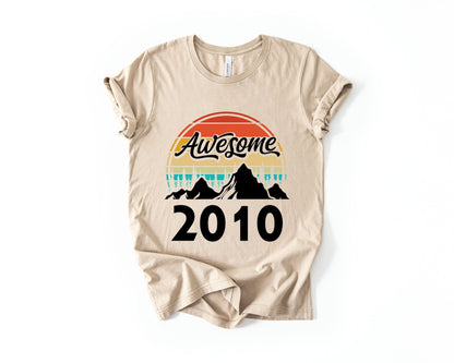 16th Birthday T-Shirt Awesome High - Birthday Tees