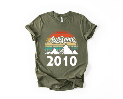 16th Birthday T-Shirt Awesome High - Birthday Tees