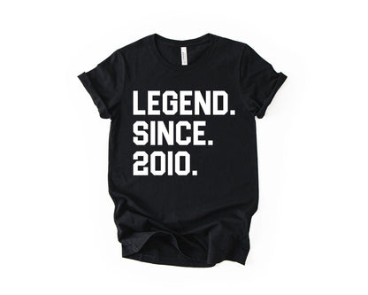 16th Birthday T-shirt - Legend Since - Birthday Tees