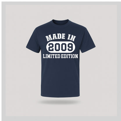 16th Birthday T-shirt - Made In - birthdaytees.co