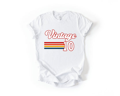 16th Birthday T-shirt, Retro Vintage - Birthday Tees