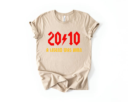 16th Birthday T-Shirt Rock Star - Birthday Tees