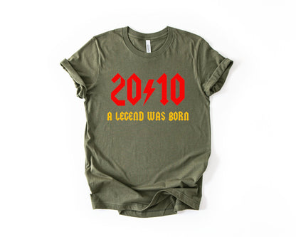 16th Birthday T-Shirt Rock Star - Birthday Tees