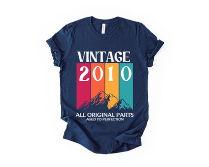16th Birthday T-Shirt Vintage Mountain - Birthday Tees