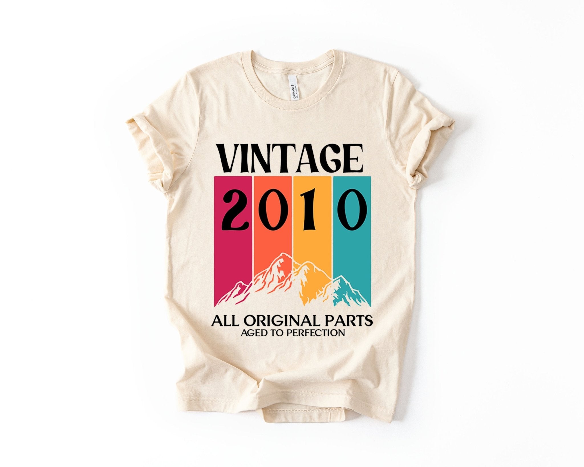 16th Birthday T-Shirt Vintage Mountain - Birthday Tees